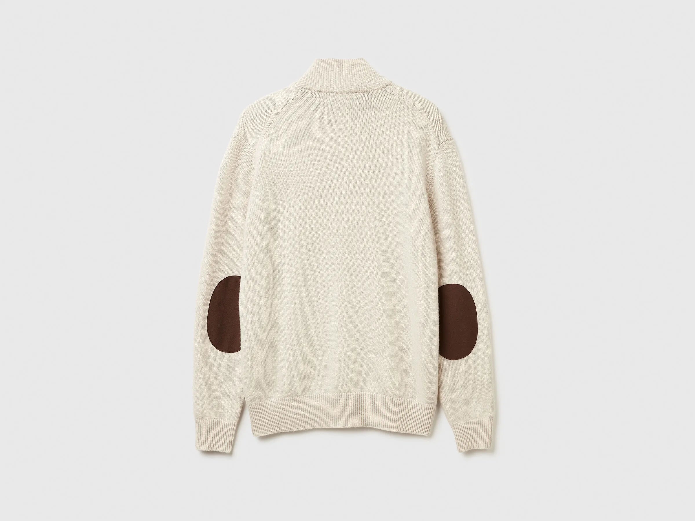 Benetton_Beige_Turtleneck in Wool Blend_1444U2022_152_06