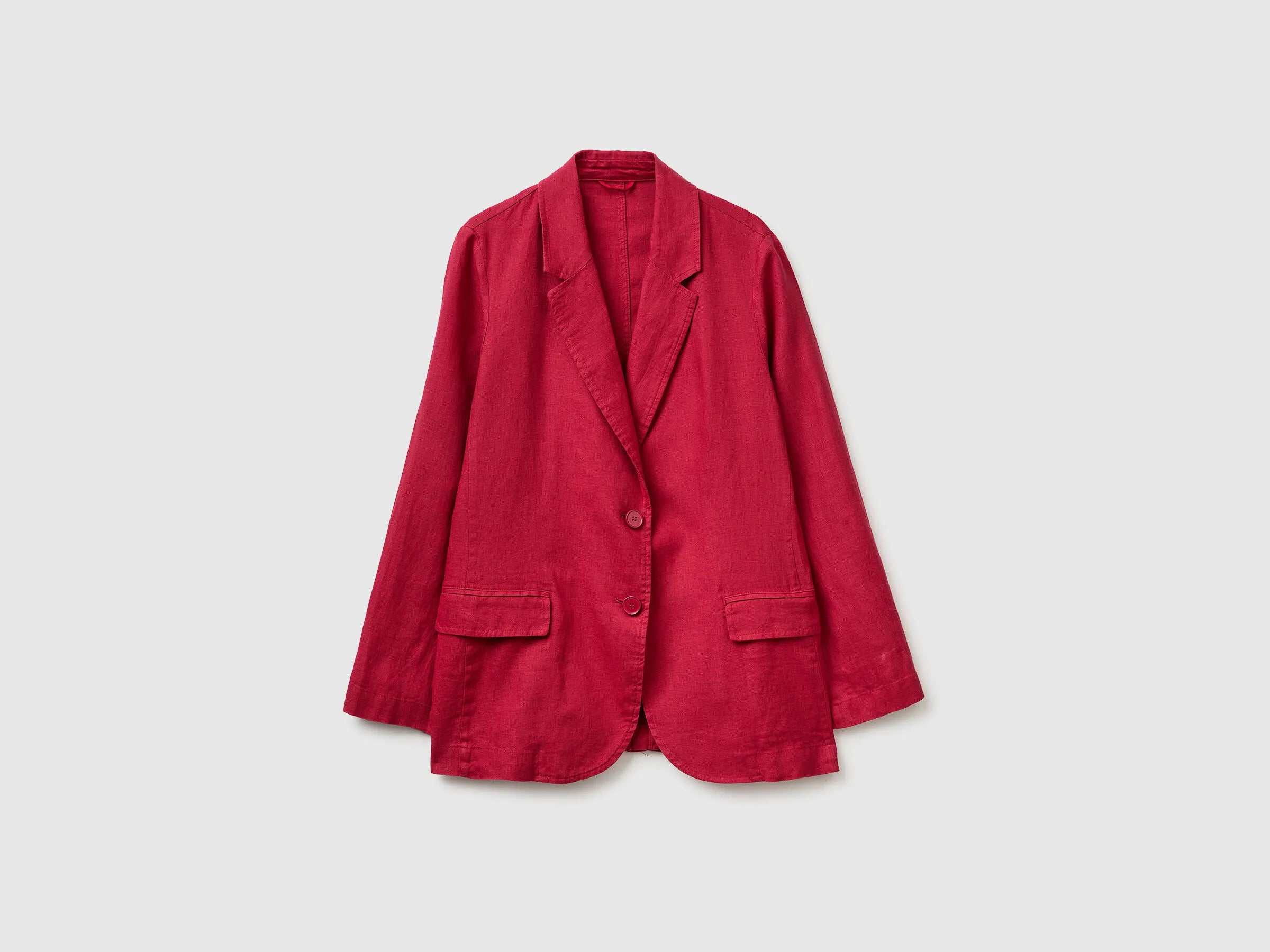 Benetton Strawberry Women Pure Linen Blazer SKU: 2AGHDW00R_2G1 Image 01