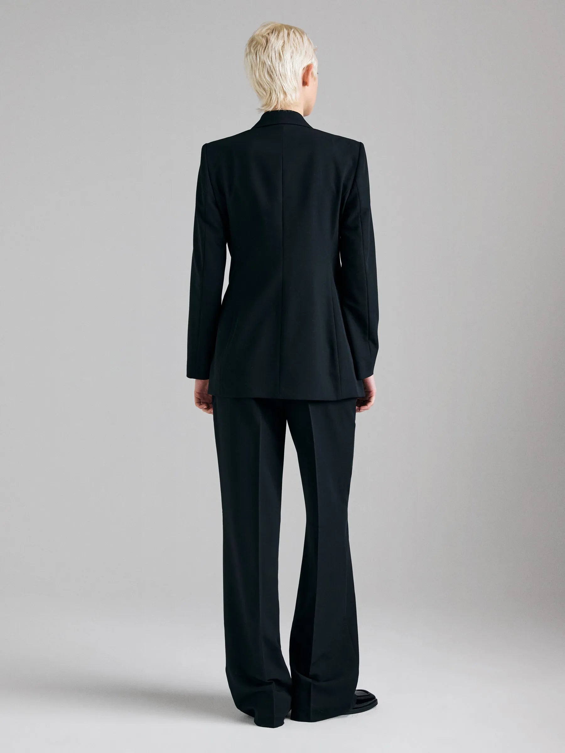 Sisley Black Women Knotted Blazer SKU: 2KVXLW03U_100 Image 02