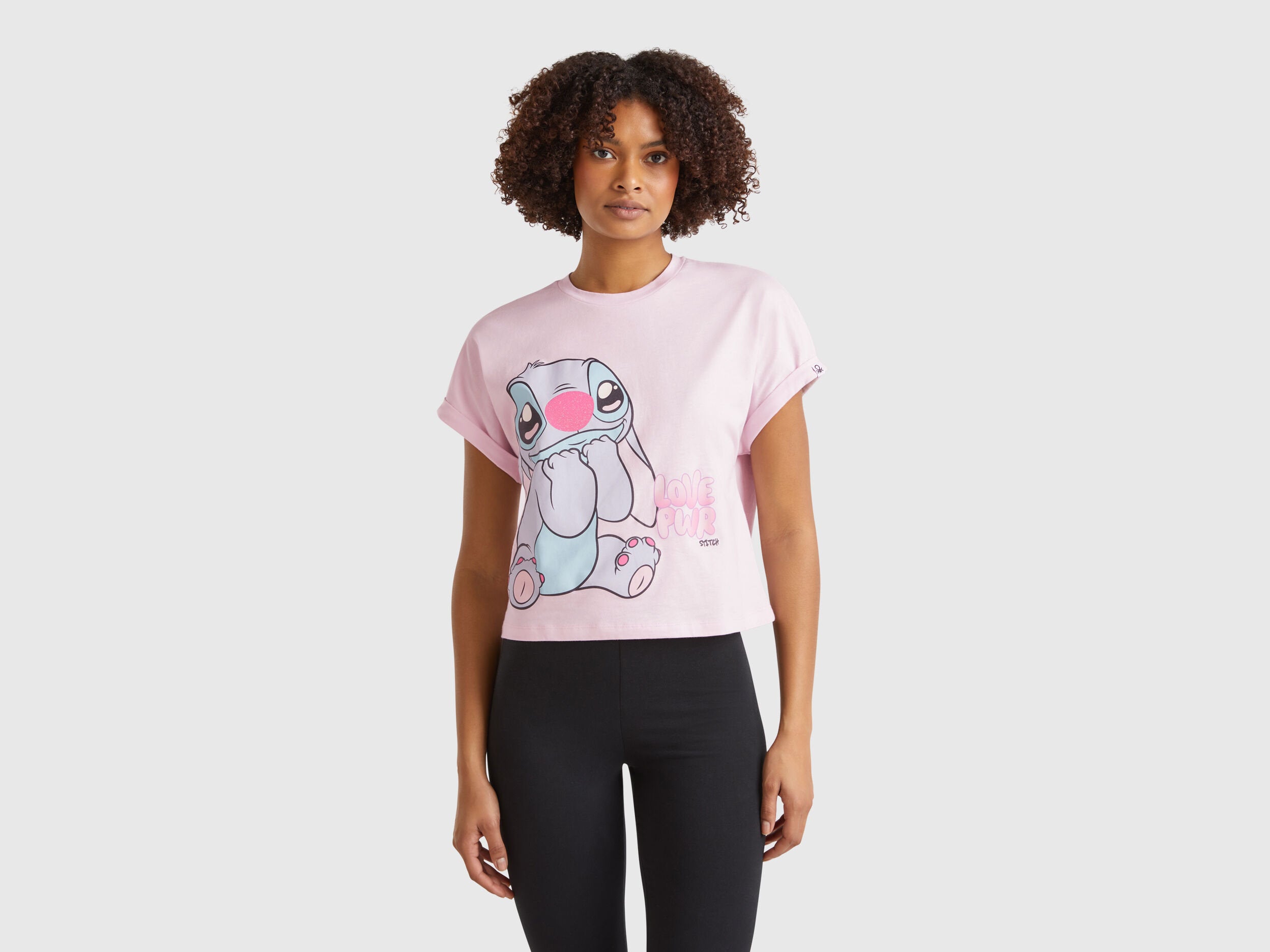 Benetton_Lilo & Stitch ©Disney Boxy Fit T-Shirt_30963M07C_24Z_01