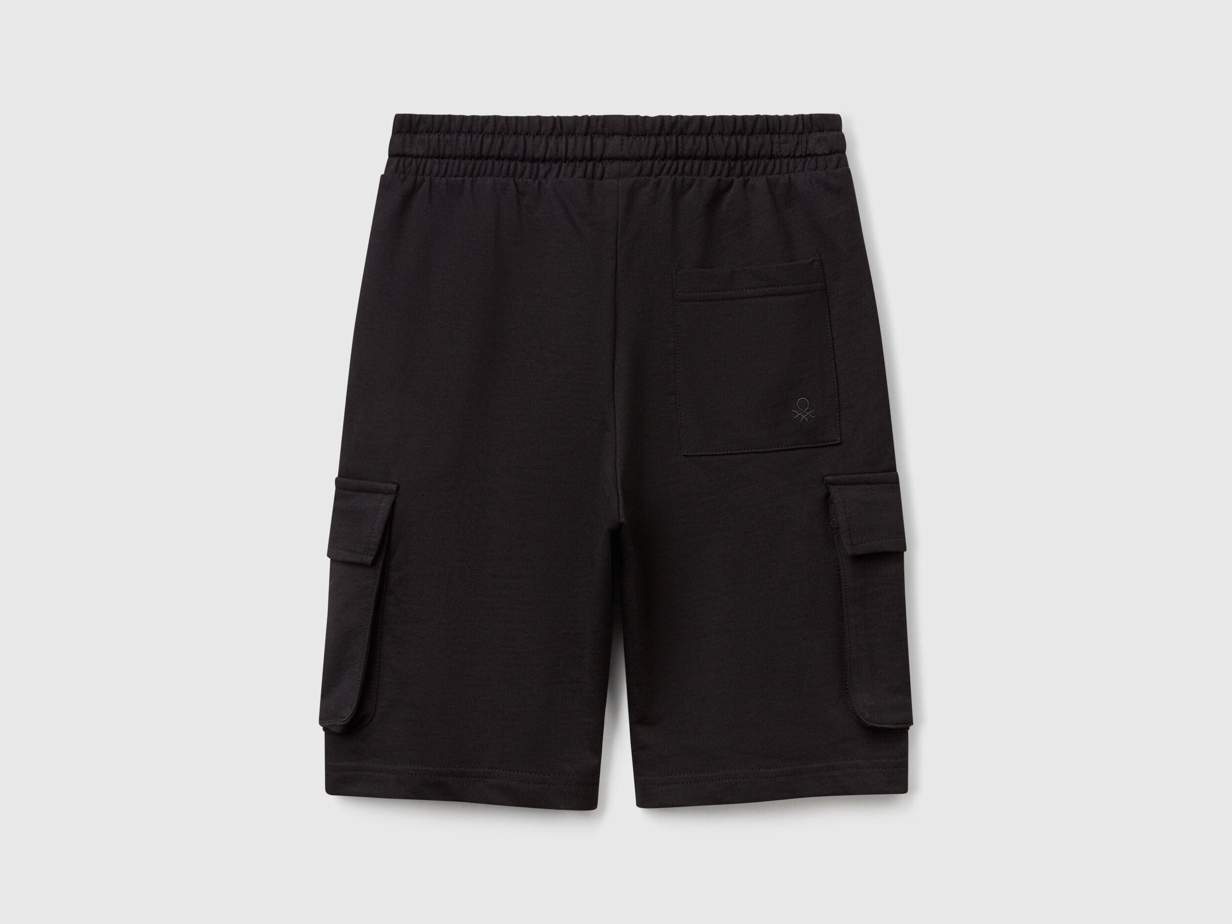 Benetton_Cargo Shorts in Light Sweat Fabric_39DJC902N_100_02