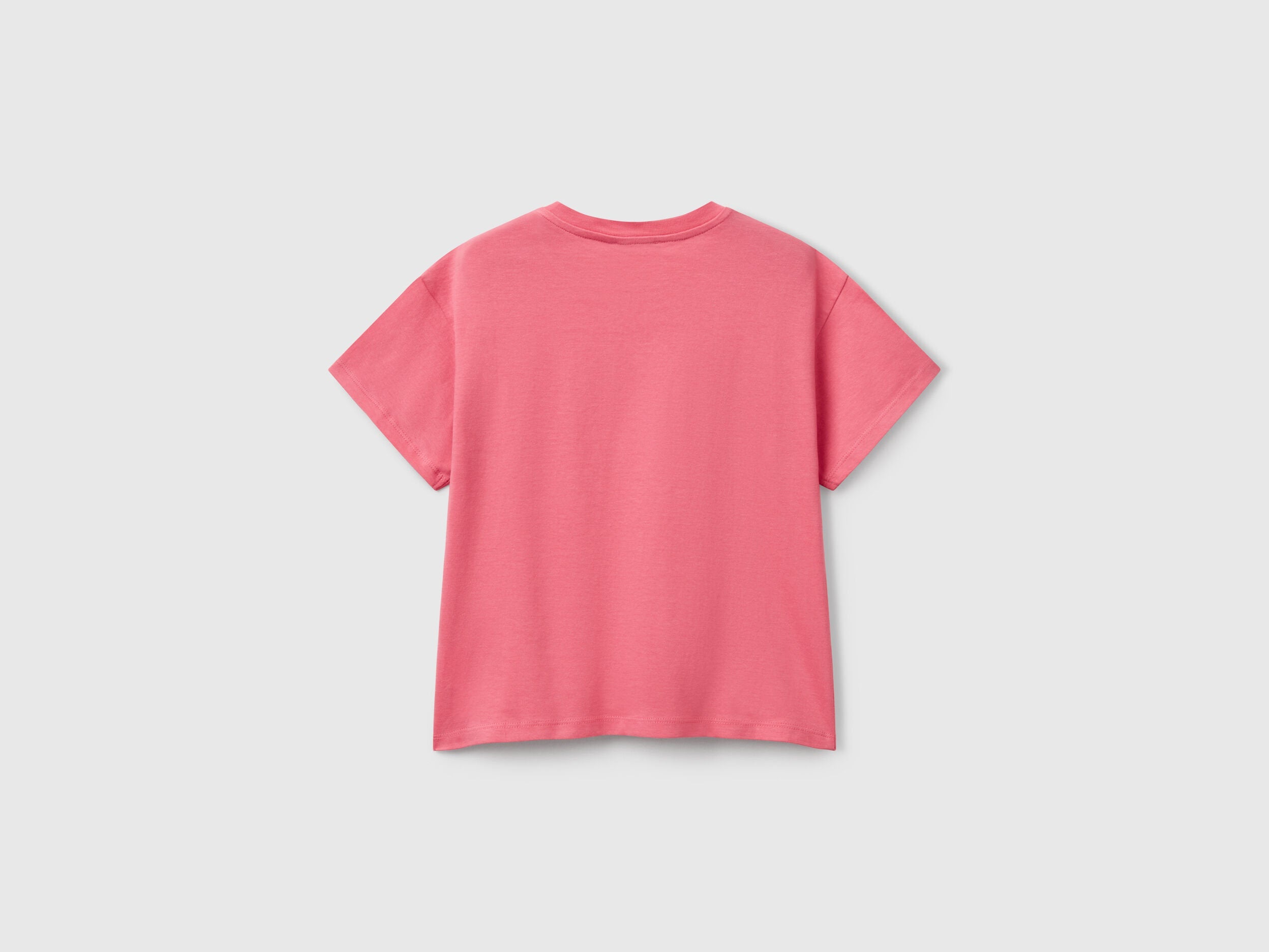 Benetton_T-Shirt with Print And Sequins_3I1XC10NY_11F_02