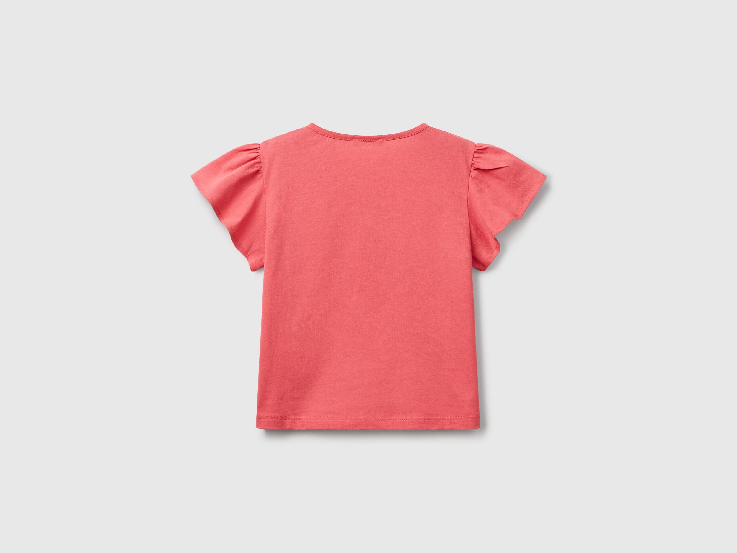 Benetton_T-Shirt with Print and Embroidery_3I1XG10IU_11F_02