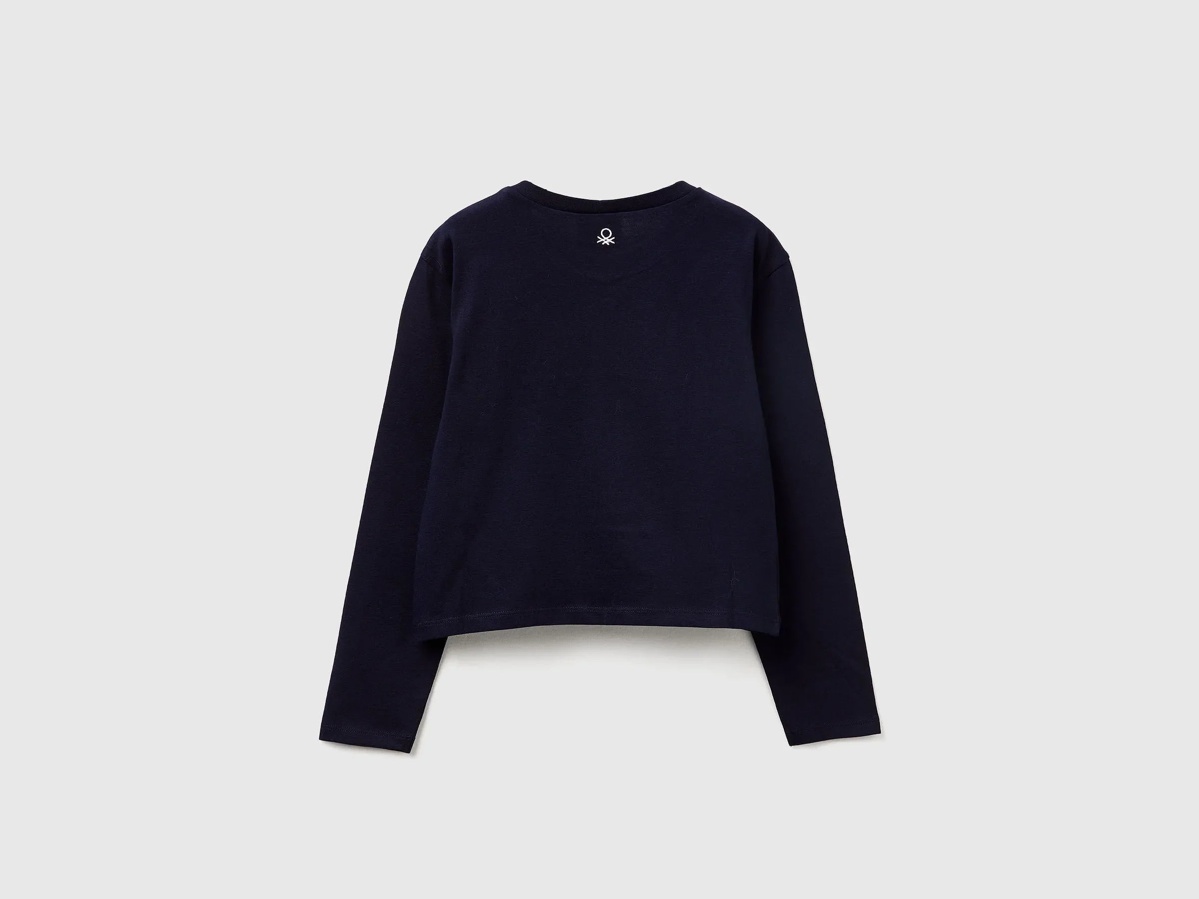 Benetton_Dark Blue_Boxy Fit ©Harvard University T-Shirt_3IVWC10PX_016_02