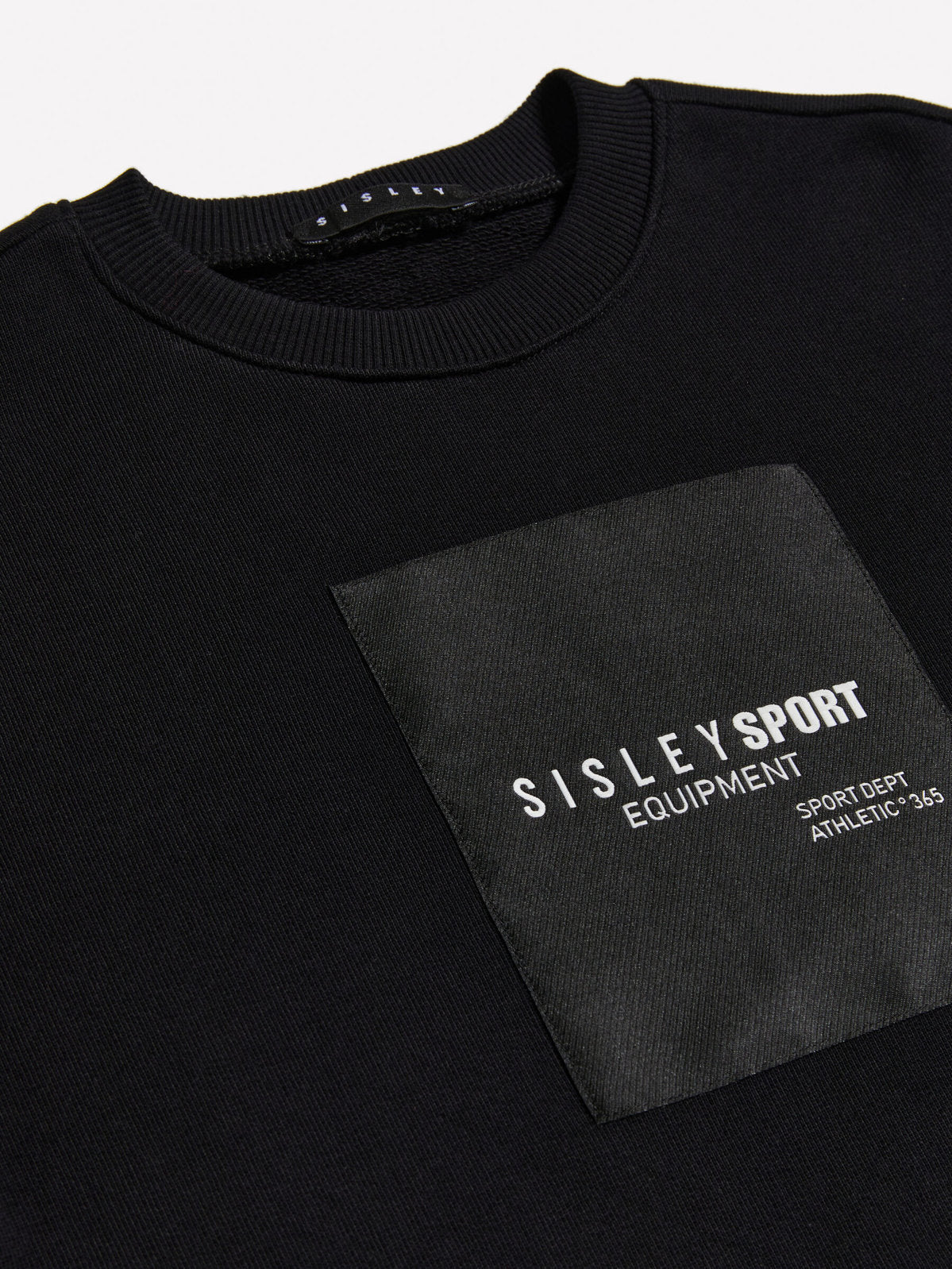 Black Sweatshirt With Logo Tag_3J68X104H_100_03