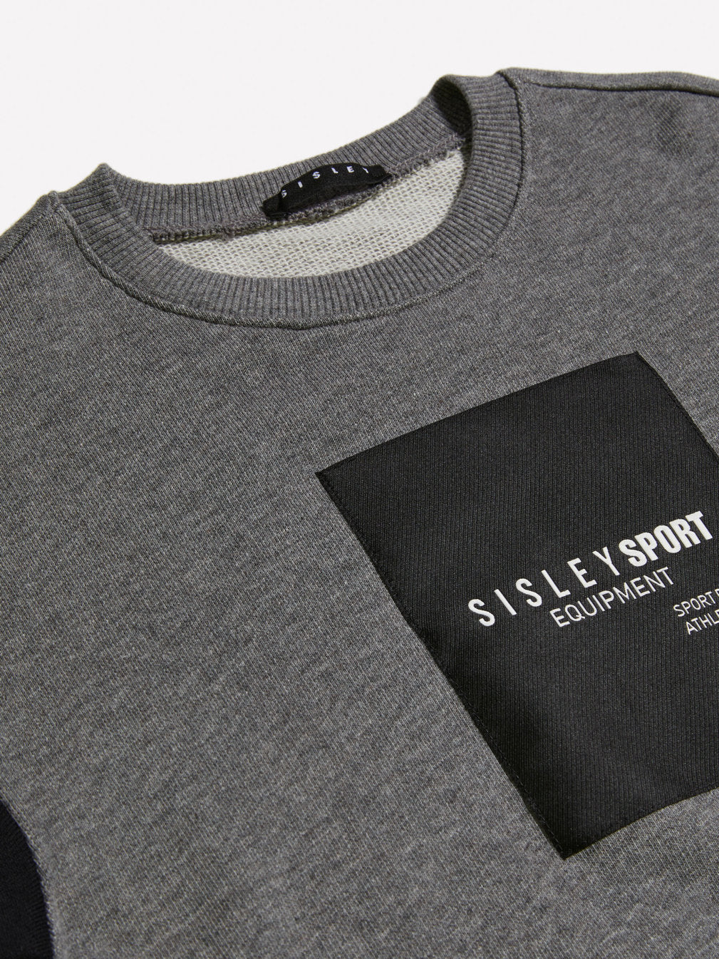 Gray Sweatshirt With Logo Tag_3J68X104H_507_03