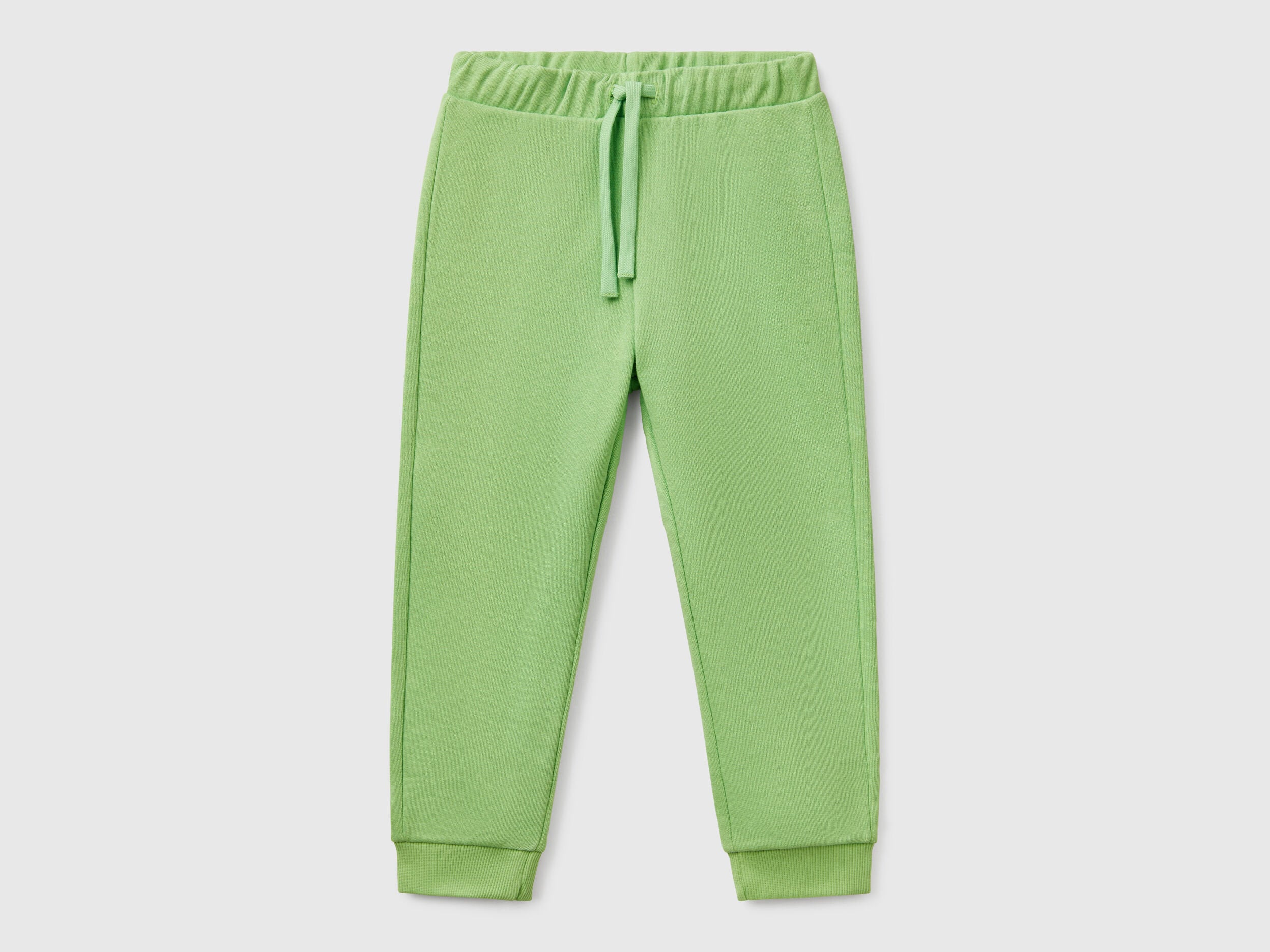 Benetton_Organic Cotton Sweatpants with Logo_3J70GF010_2P7_01