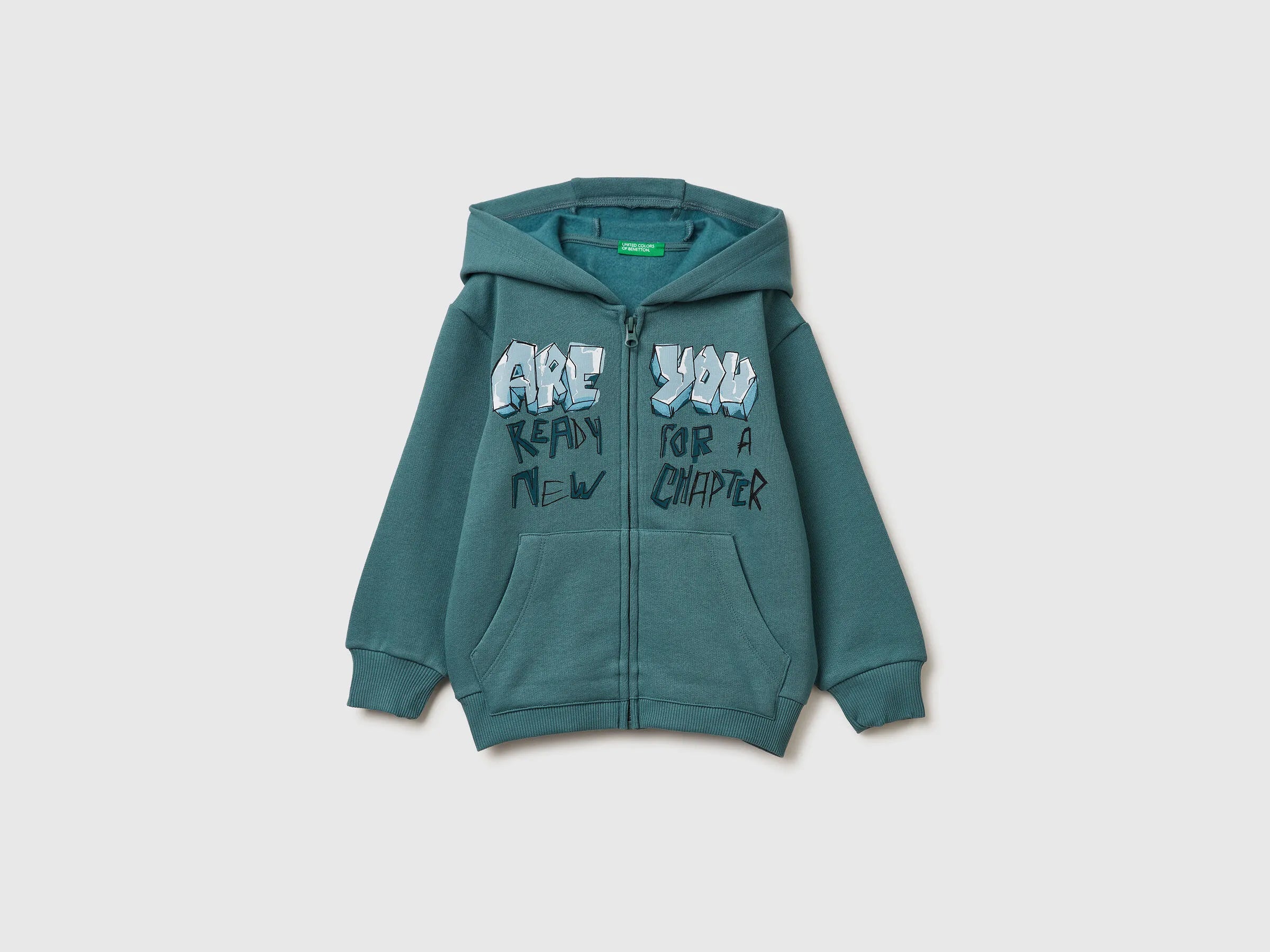 Benetton_Turquoise_Warm Hoodie with Print_3J73G5046_19W_01