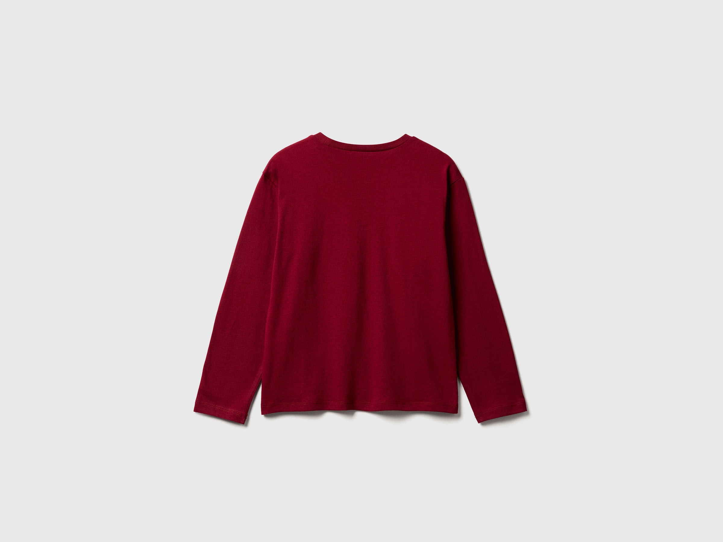 Benetton_Burgundy_T-Shirt with Print_3JERC10QM_236_02