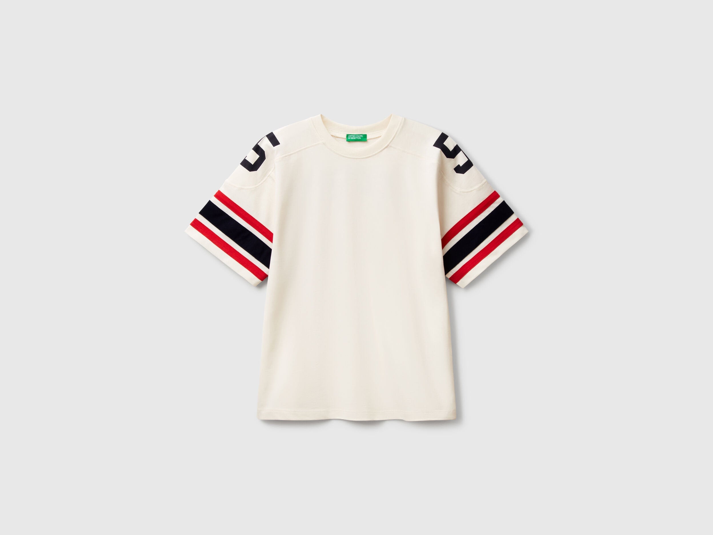 Benetton_Short Sleeve T-Shirt with Print_3MI5C10OA_0R2_01