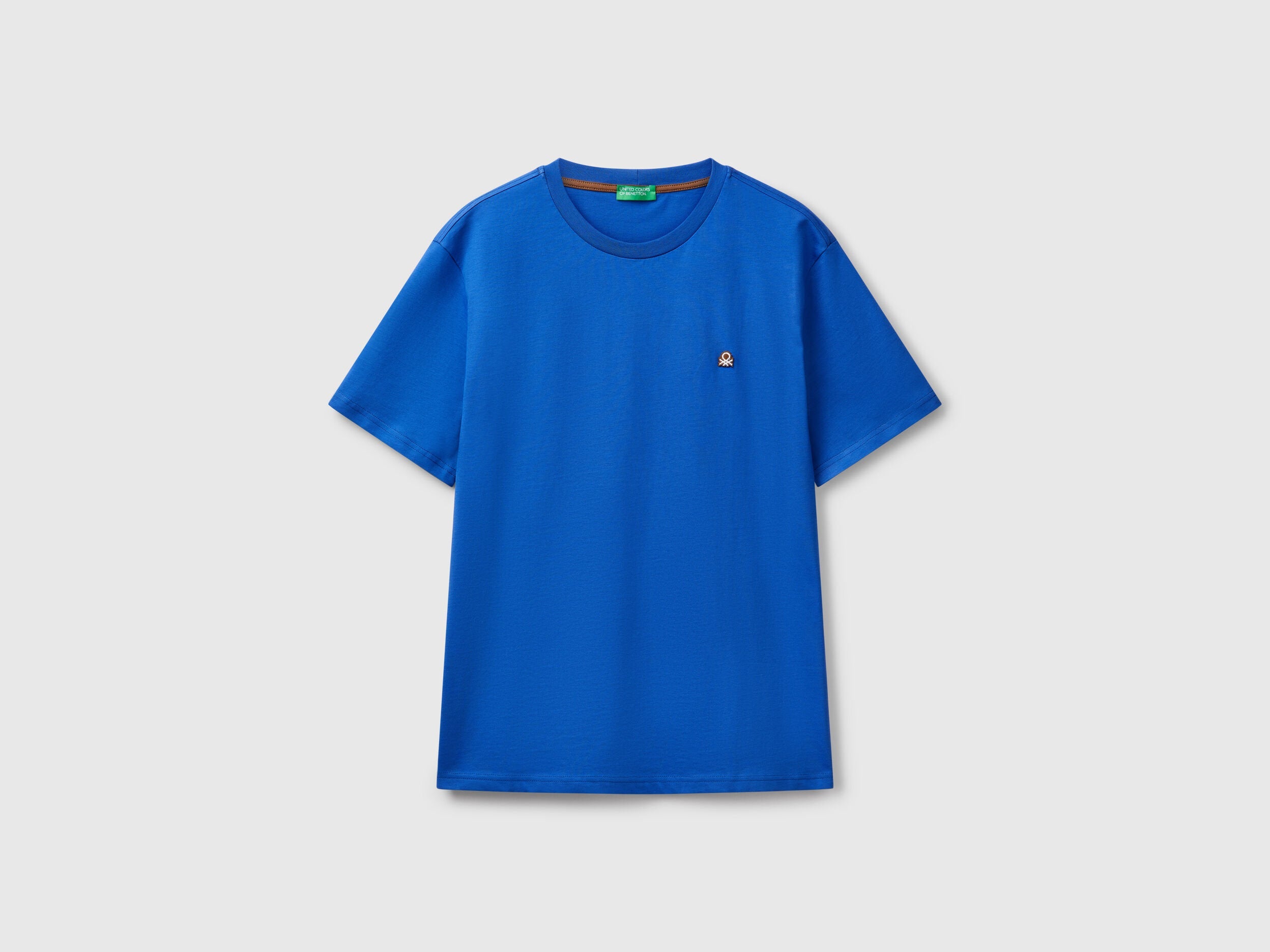 Benetton_Cotton Basic T-Shirt_3MI5J1AF7_74Q_03