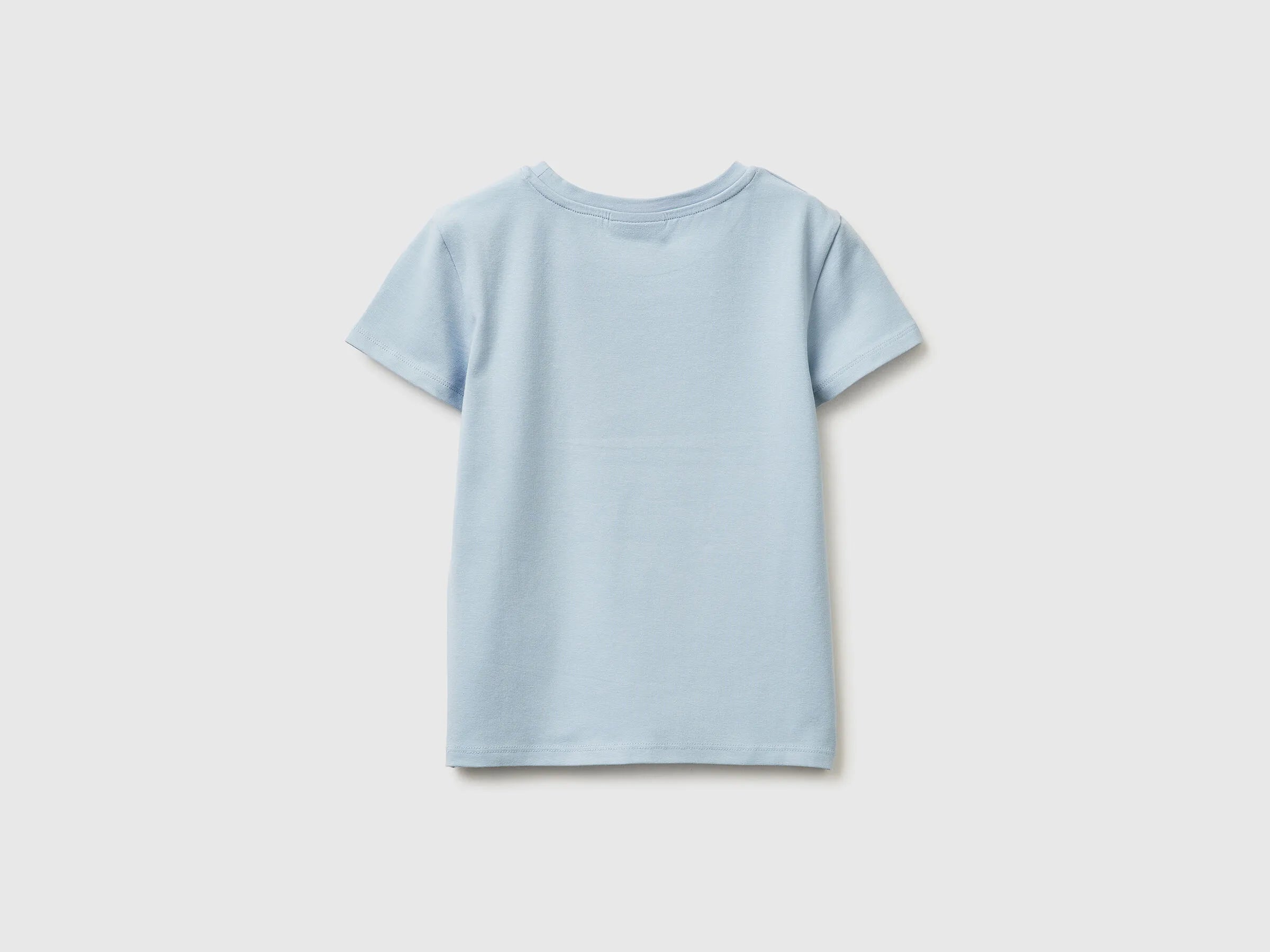 Benetton Light Blue Girls Kuromi Hello Kitty T-Shirt SKU: 3P4ZC10SQ_12C Image 02