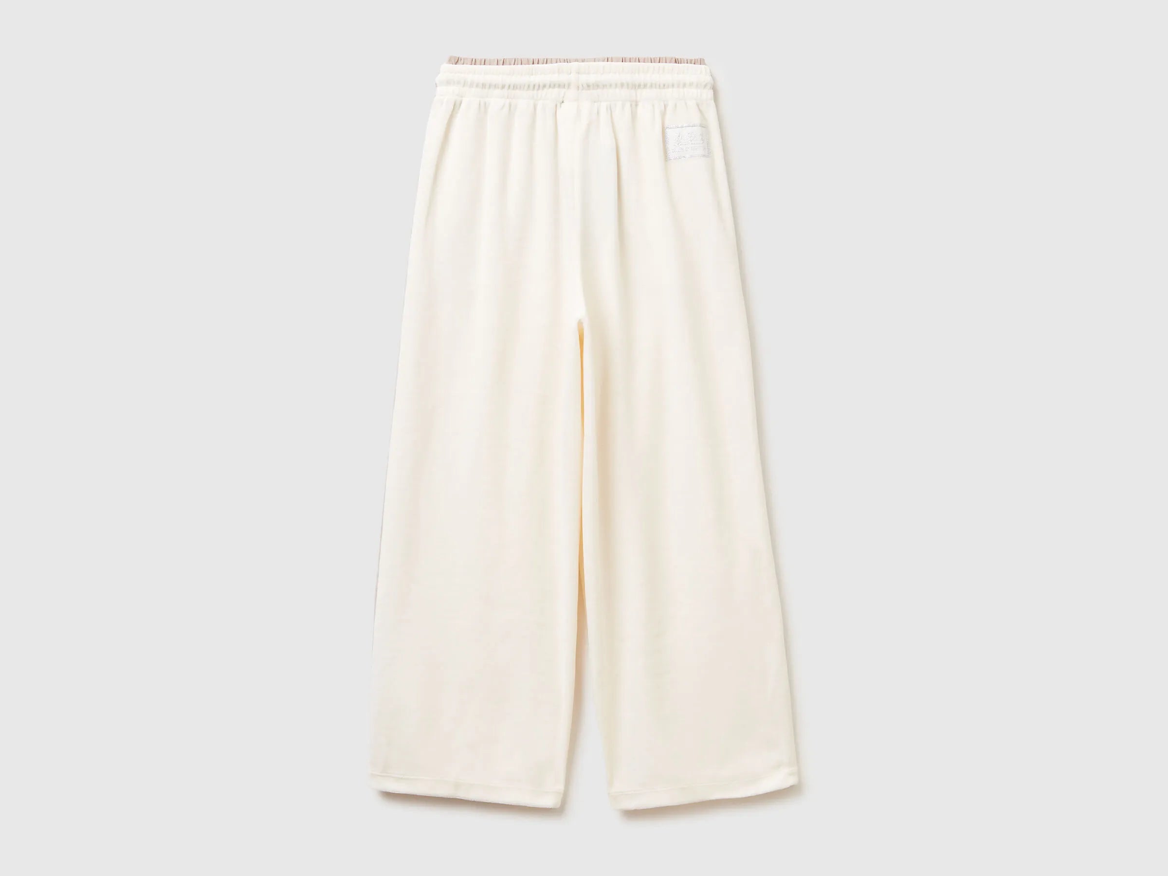 Benetton_Creamy White_Wide Chenille Trousers_3UAPCF06T_0R2_02