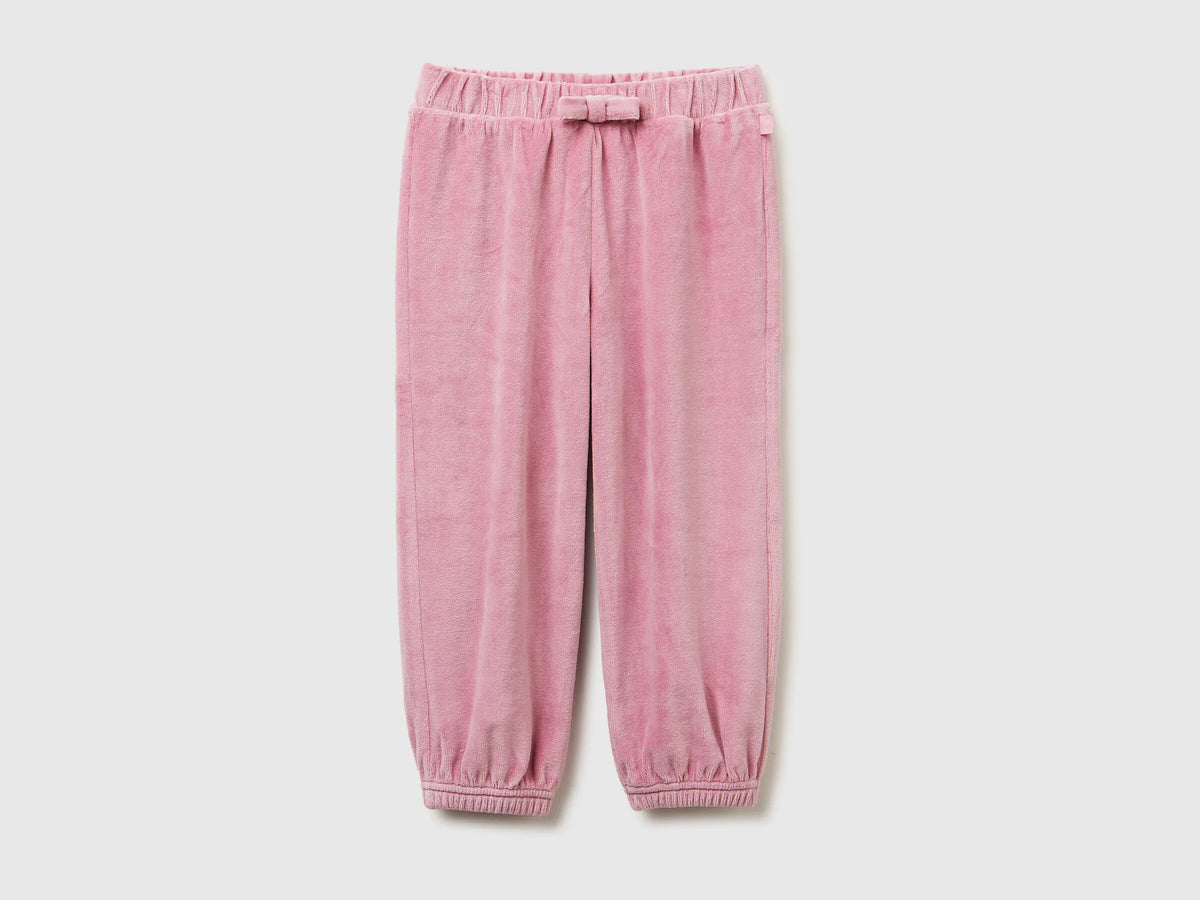Benetton_Pink_Chenille Trousers_3UAPGF058_2G9_01