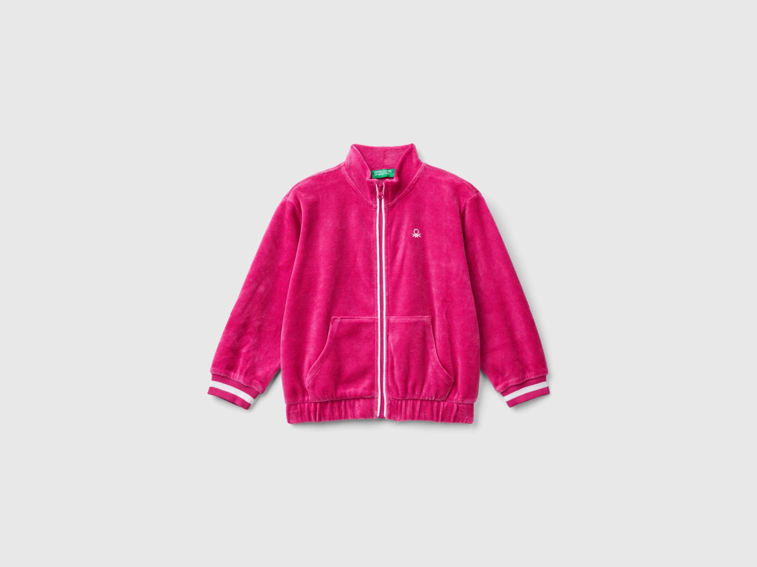 Sweatshirt in Chenille with Zip_3UK0G5036_239_01
