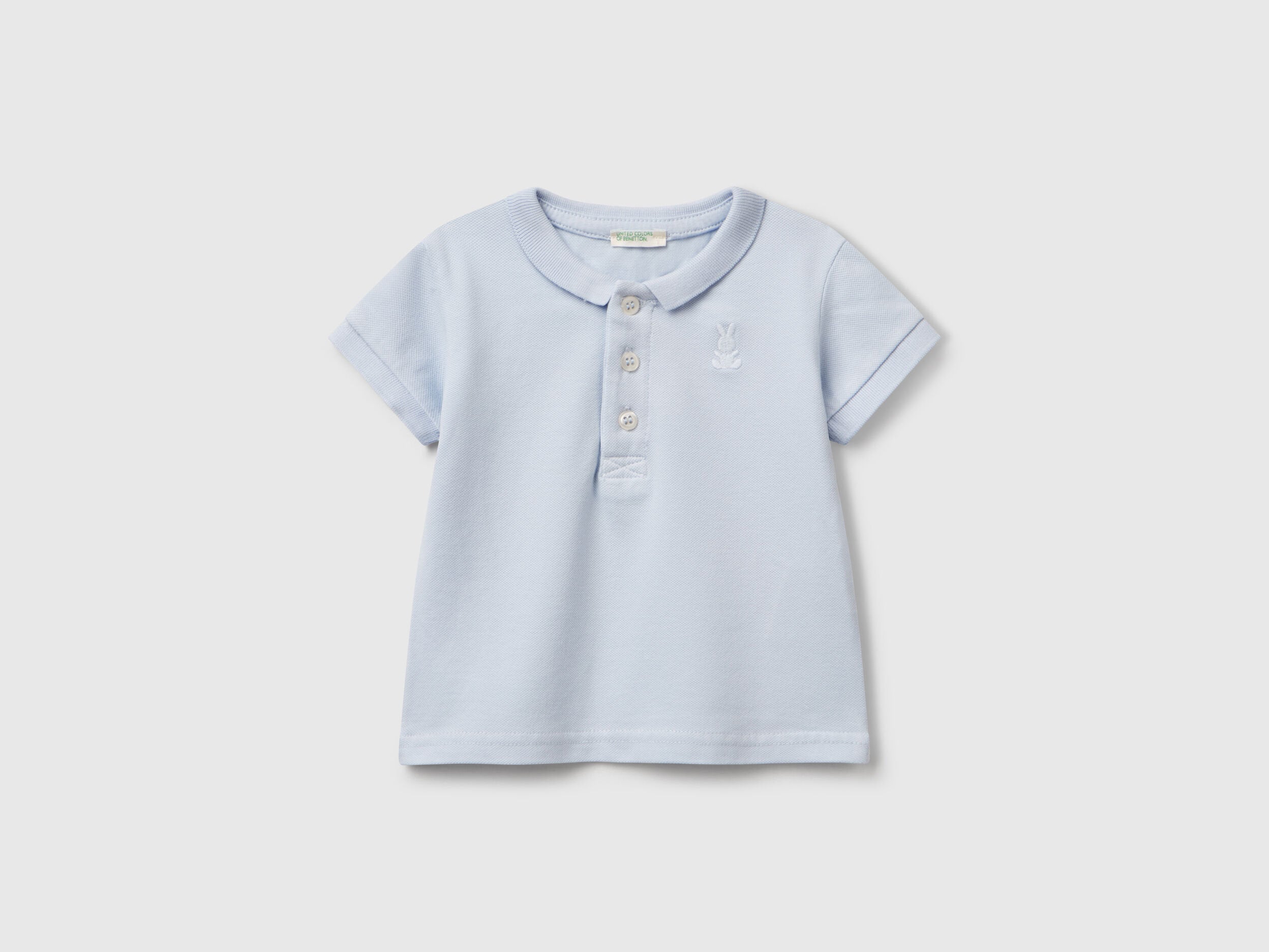 Benetton_Short Sleeve Polo Shirt_3WG9A3007_081_01