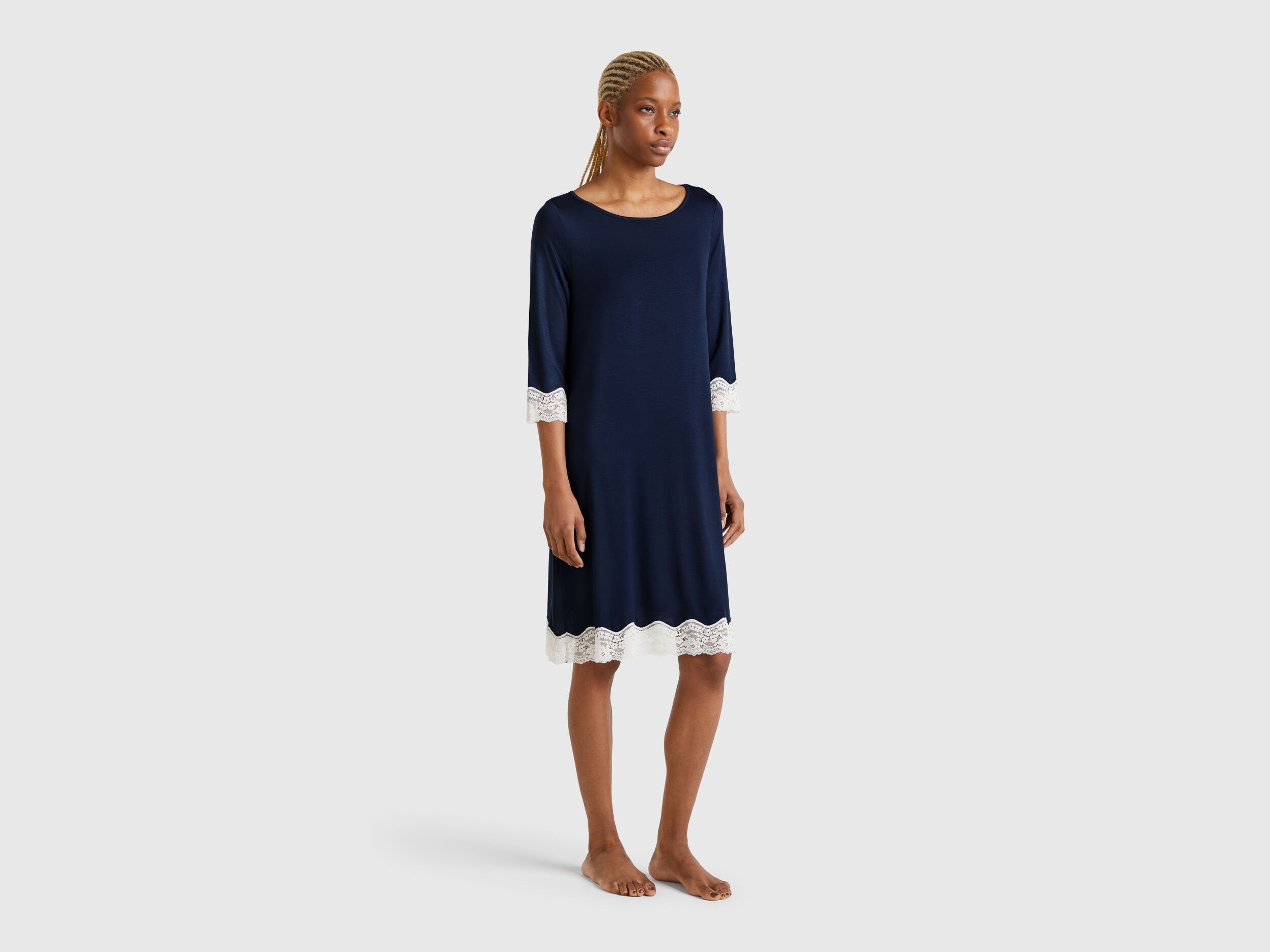 Benetton_Nightshirt with Lace Details_3Z123C01F_13C_01