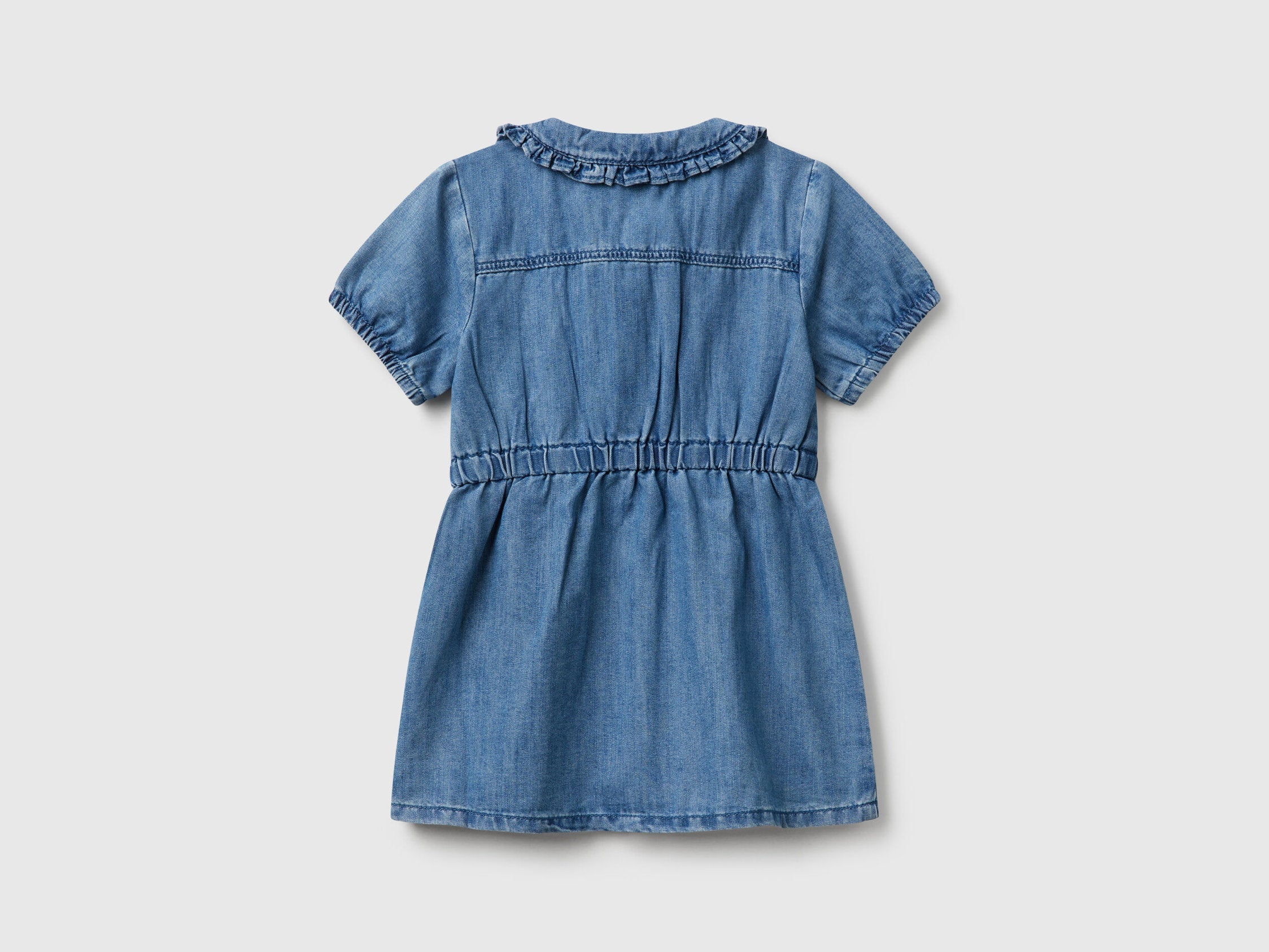Benetton_Dress with Chambray Collar_41DWGV029_901_02