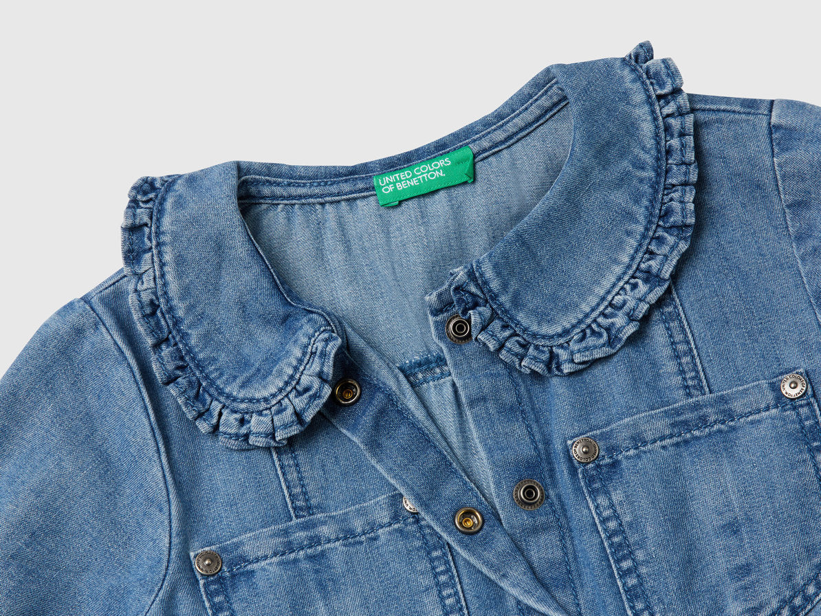 Benetton_Dress with Chambray Collar_41DWGV029_901_03