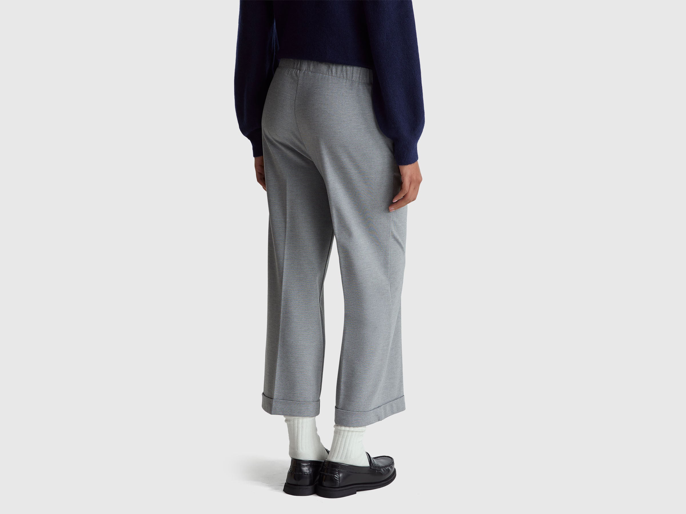 Benetton_Gray_Trousers with Elastic Waist_47CKDF09Y_907_05