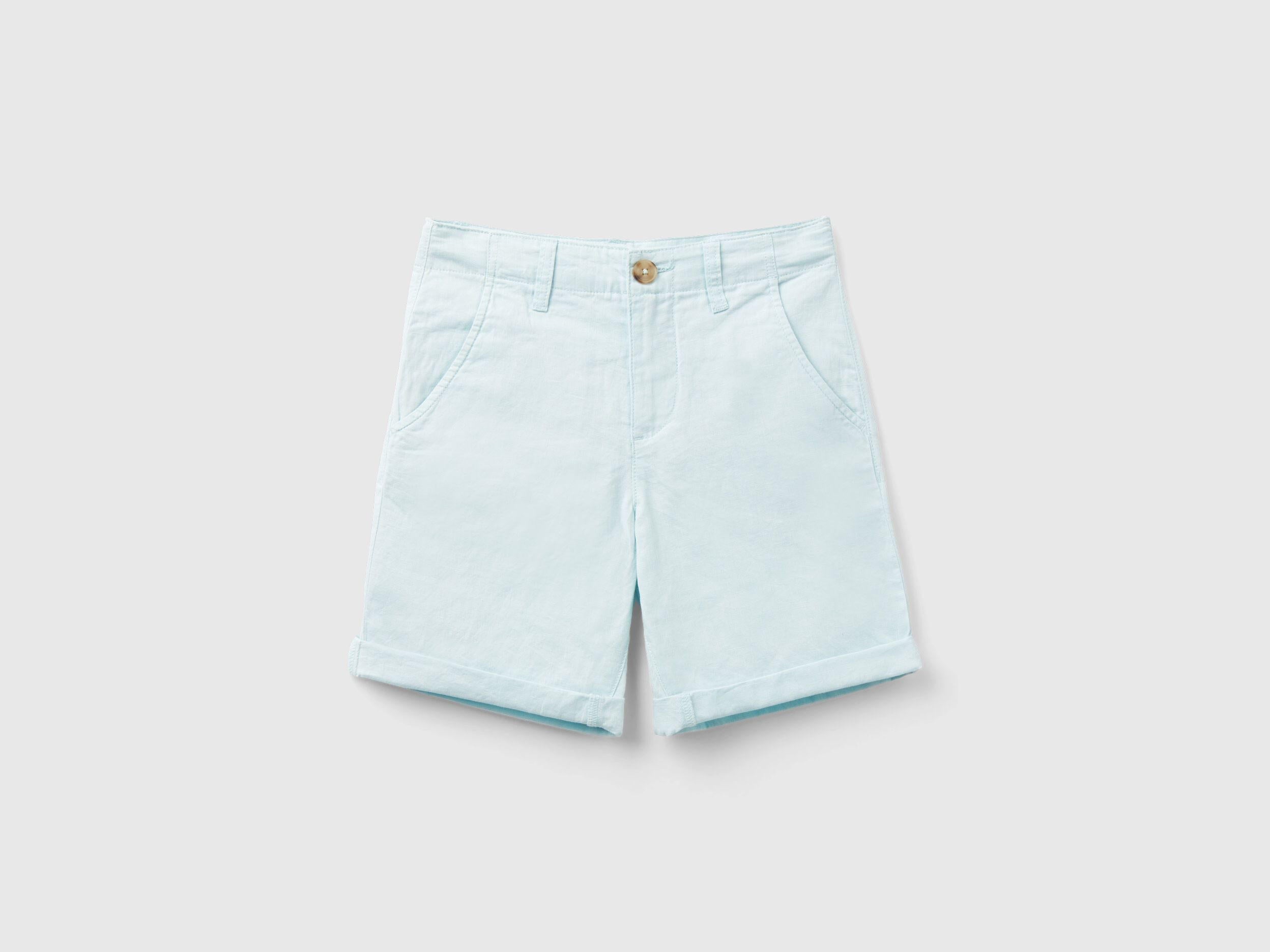Chino Bermudas In Pure Linen_4BE7C901E_0W6_01