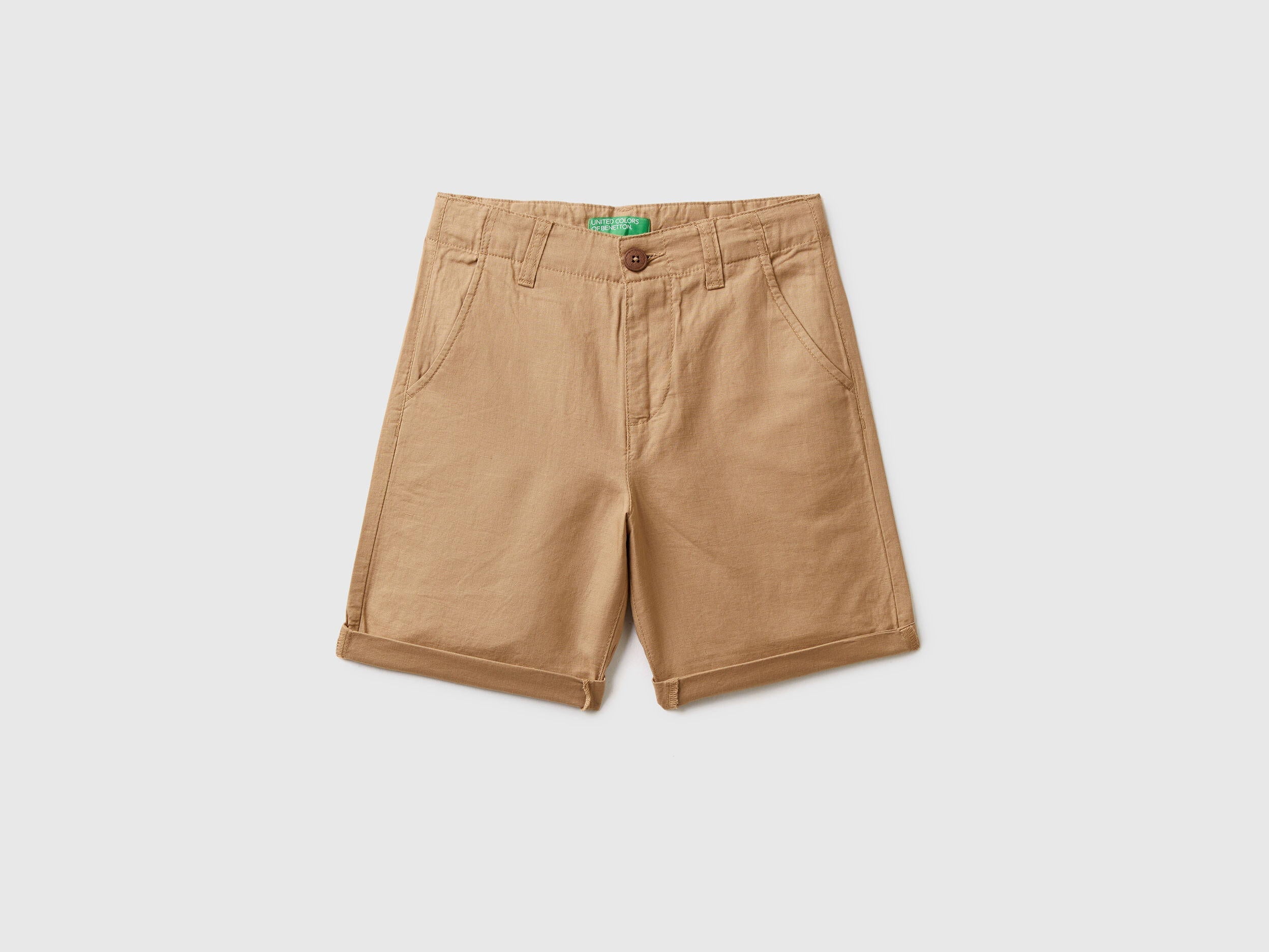 Chino Bermudas In Pure Linen_4BE7C901E_193_01