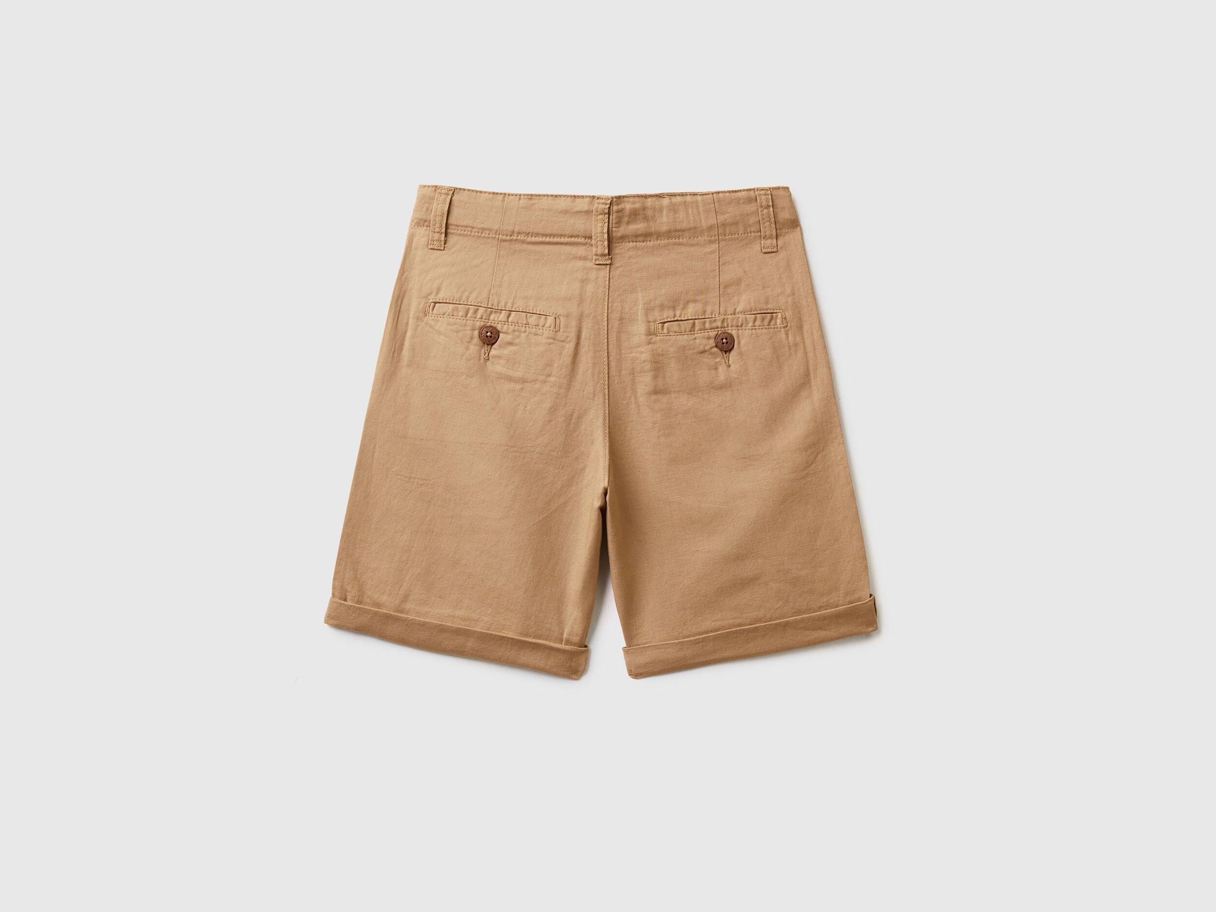 Chino Bermudas In Pure Linen_4BE7C901E_193_02