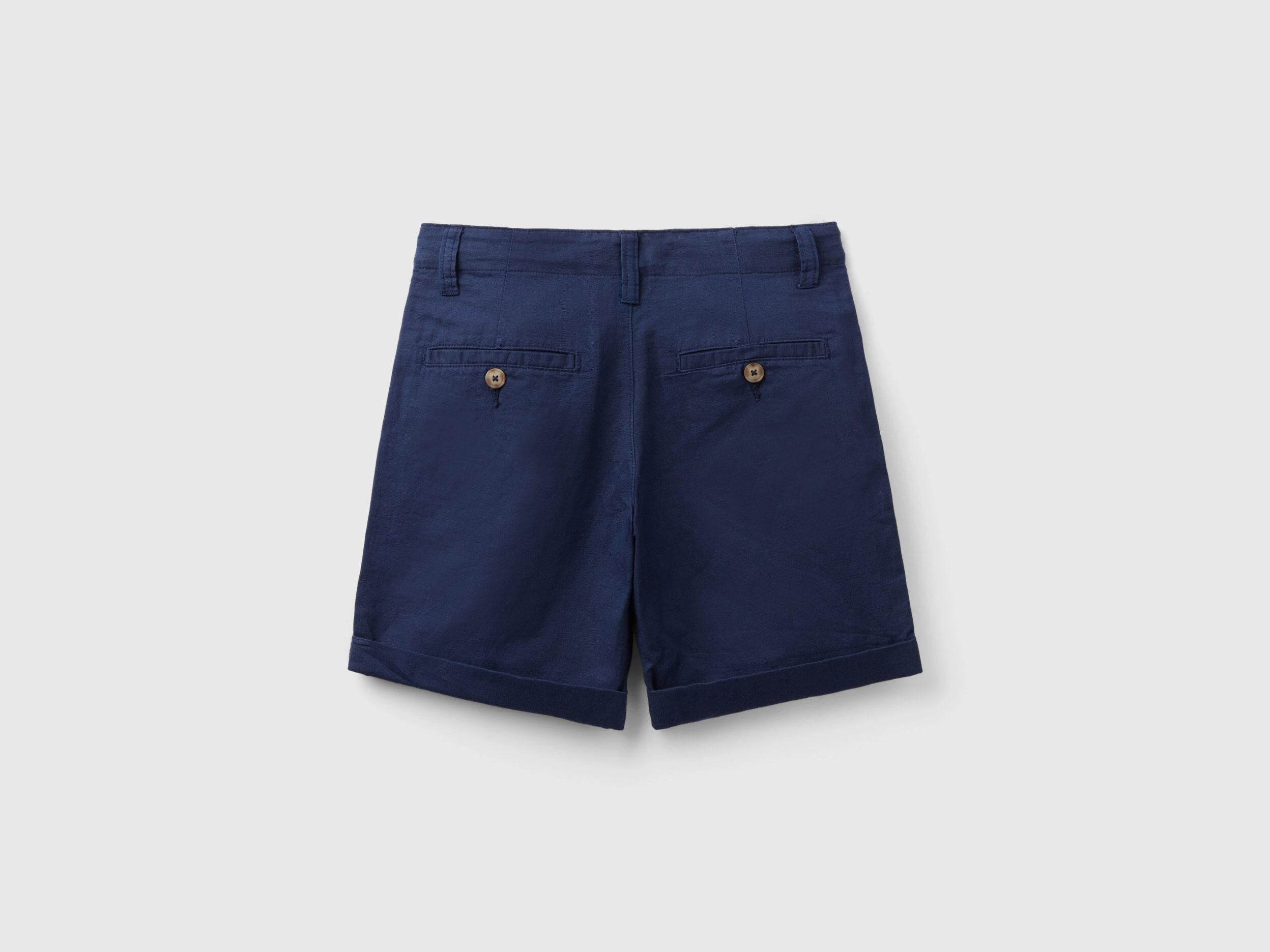 Chino Bermudas In Pure Linen_4BE7C901E_252_02