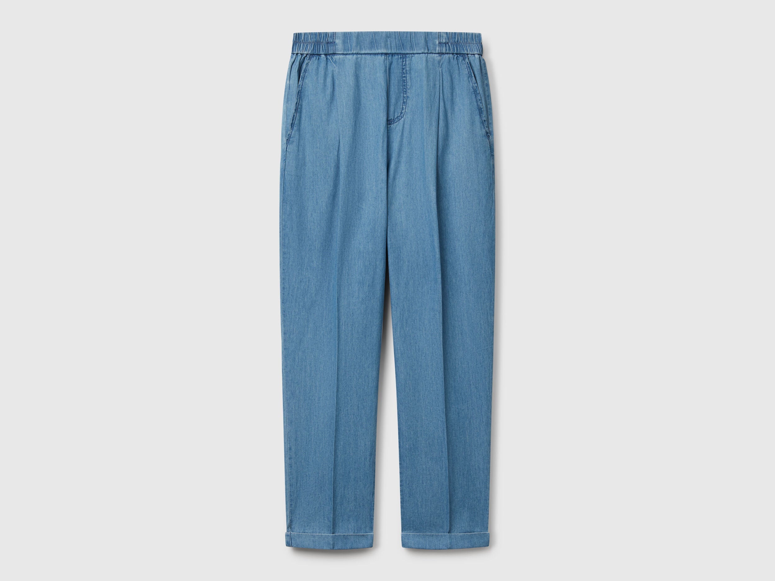 Benetton_Trousers in Chambray_4DHJDF079_902_04