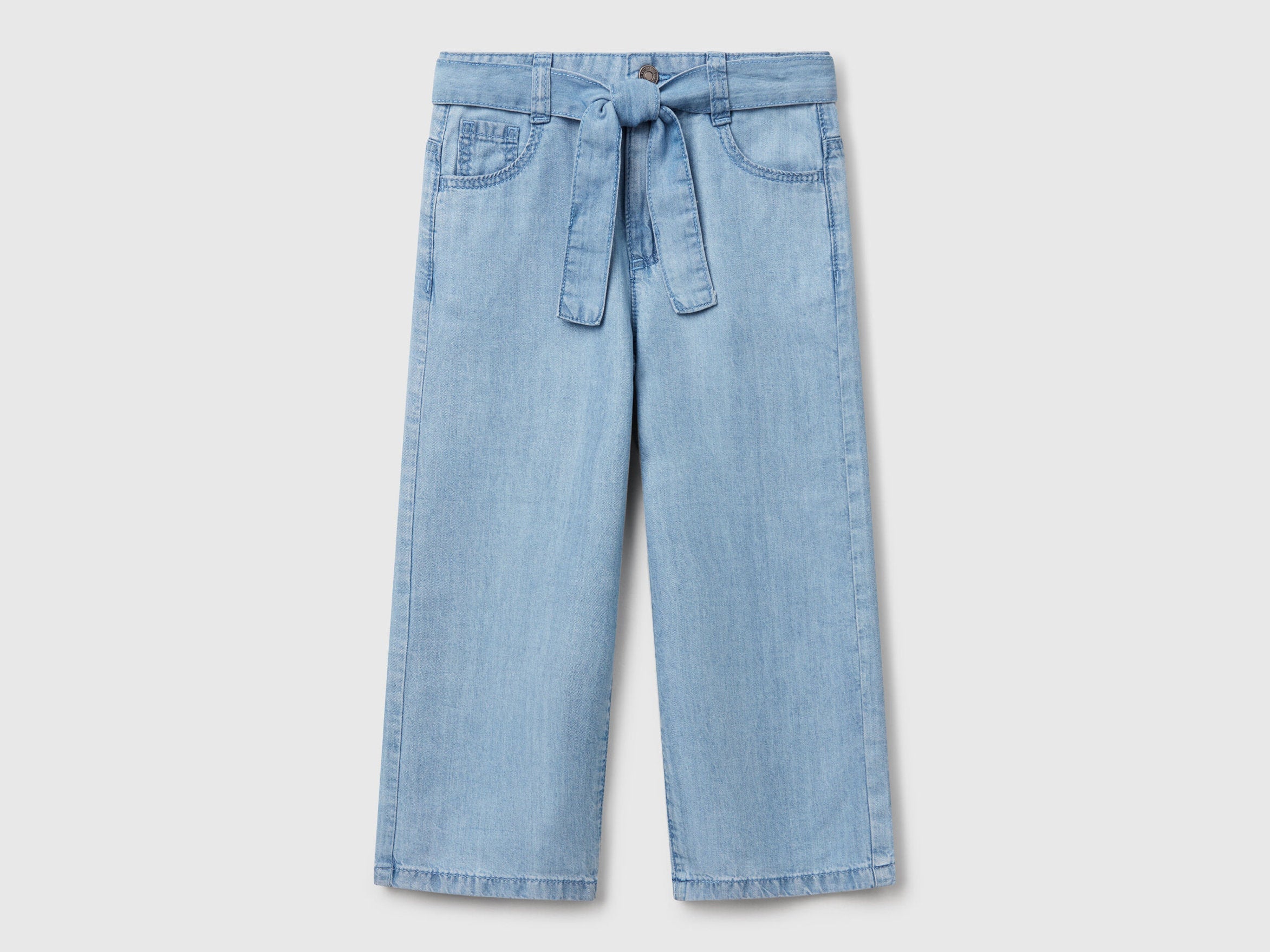 Benetton_Wide Fit Trousers with Belt_4FFKGE02E_902_01