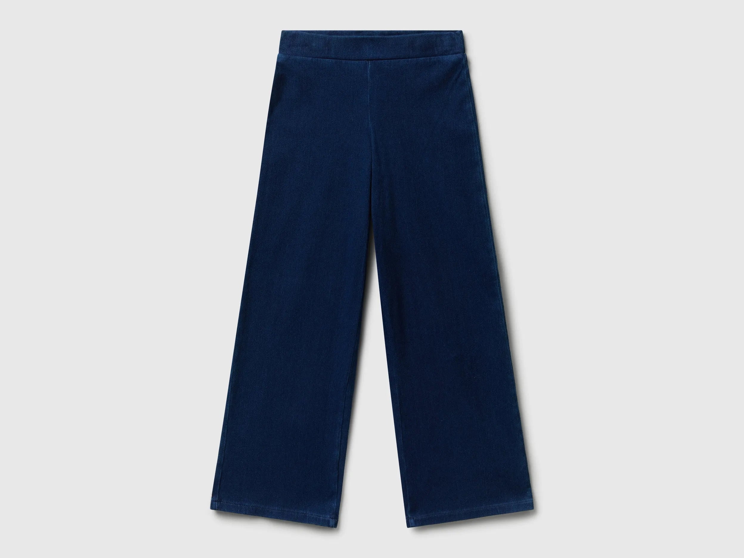 Benetton Dark blue Girls Wide Fit Super Stretch Jeans SKU: 4I42CE04F_901 Image 01