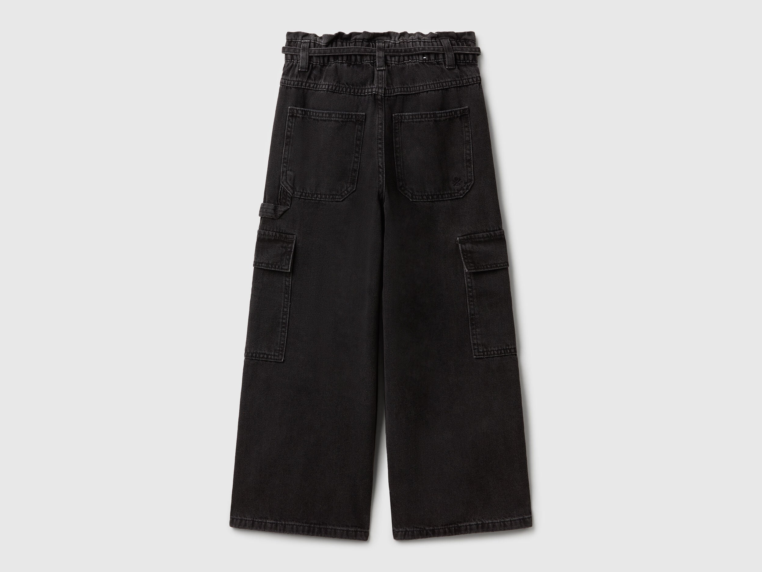 Benetton_Black_Loose Fit Cargo Jeans_4KEHCF04T_800_02