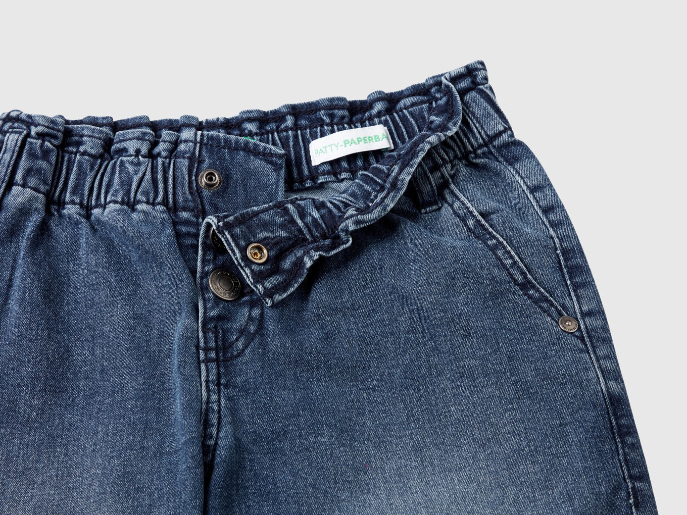 "Eco-Recycle" Denim Paperbag Jeans_4ULQCE02W_901_03