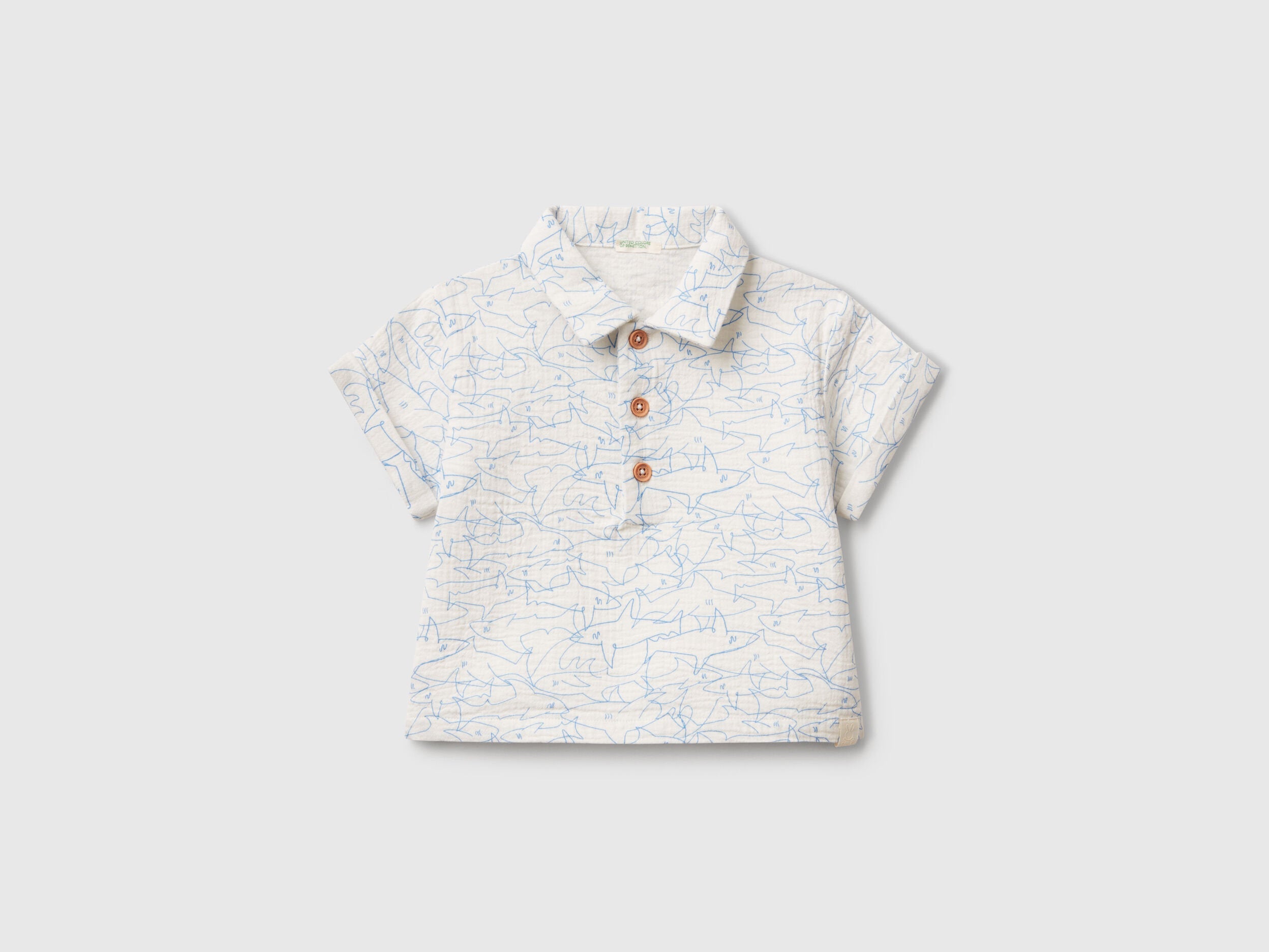 Benetton_Polo with Shark Print_5UZ8AQ00V_70J_01