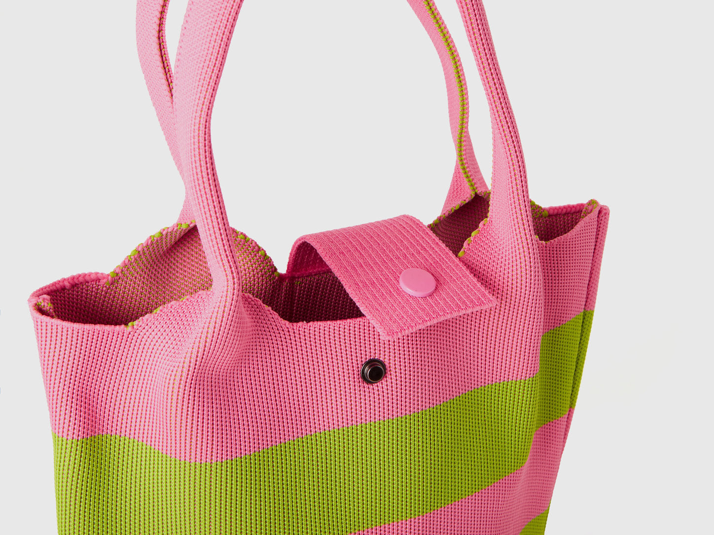 Striped Knit Shopping Bag_60Uecy01K_903_03