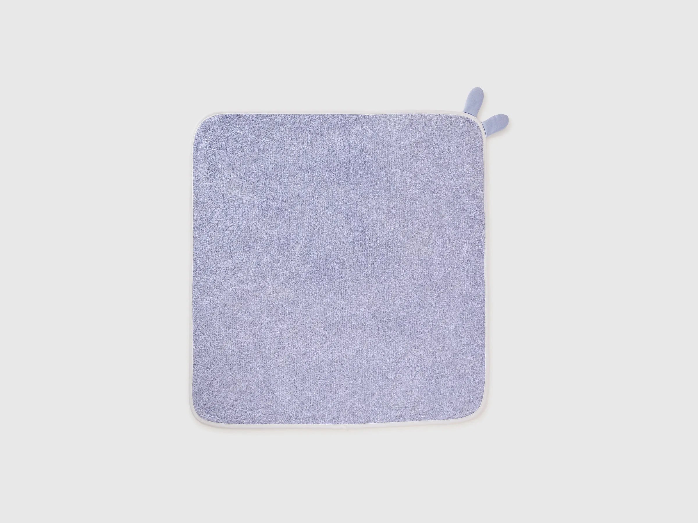 Benetton Sky Blue New Born Terry Bathrobe SKU: 64QHR8003_081 Image 02