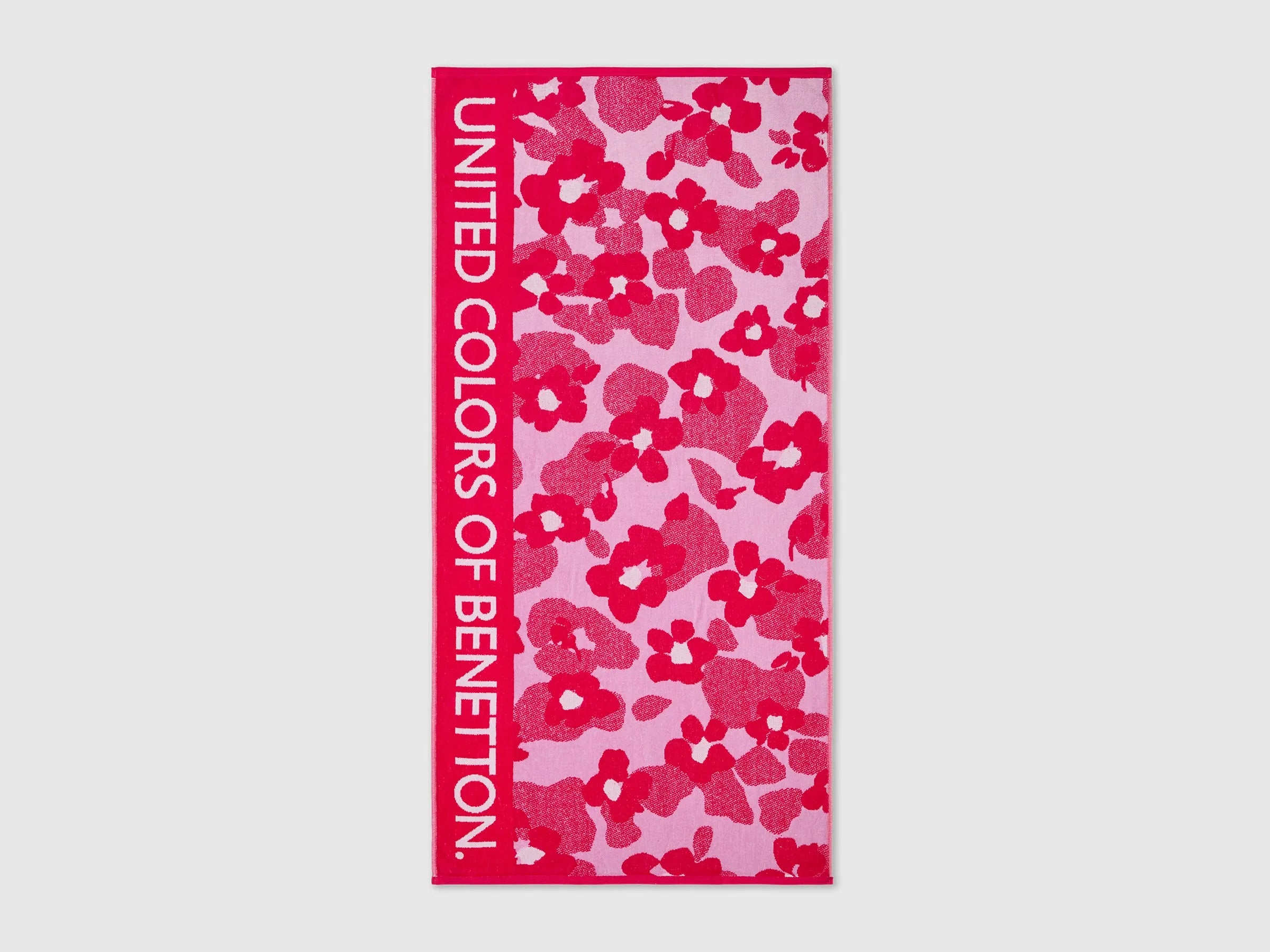 Benetton Fuchsia Boys Floral Beach Towel SKU: 68U1R8004_903 Image 01