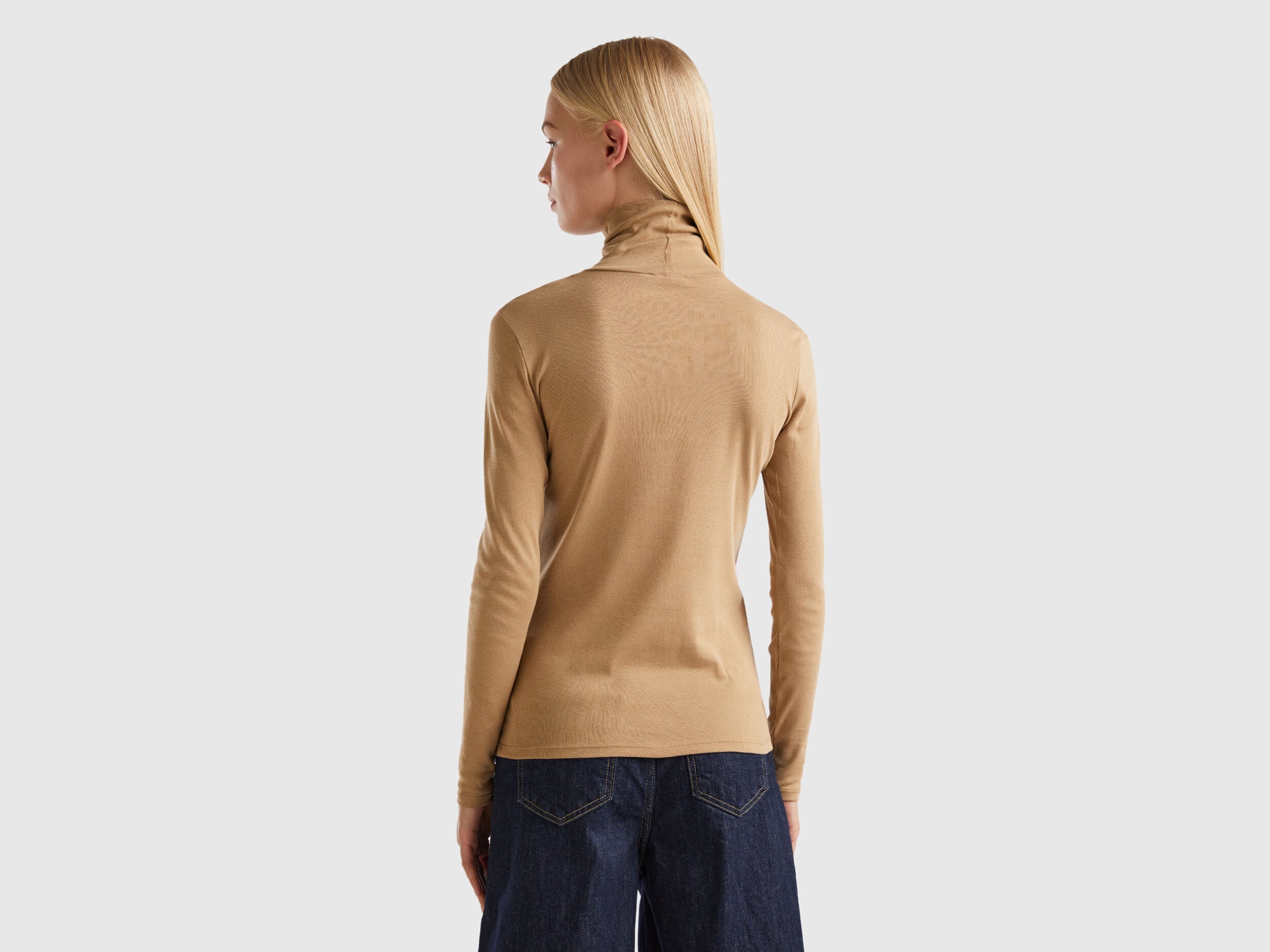 Long Sleeve T Shirt With High Neck_3GA2E2224_34A_02
