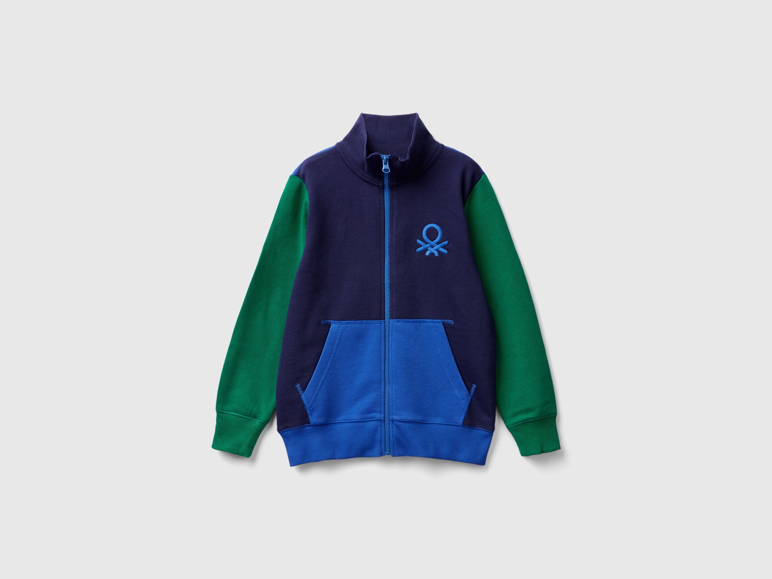 Pure Cotton Sweatshirt With Zipper