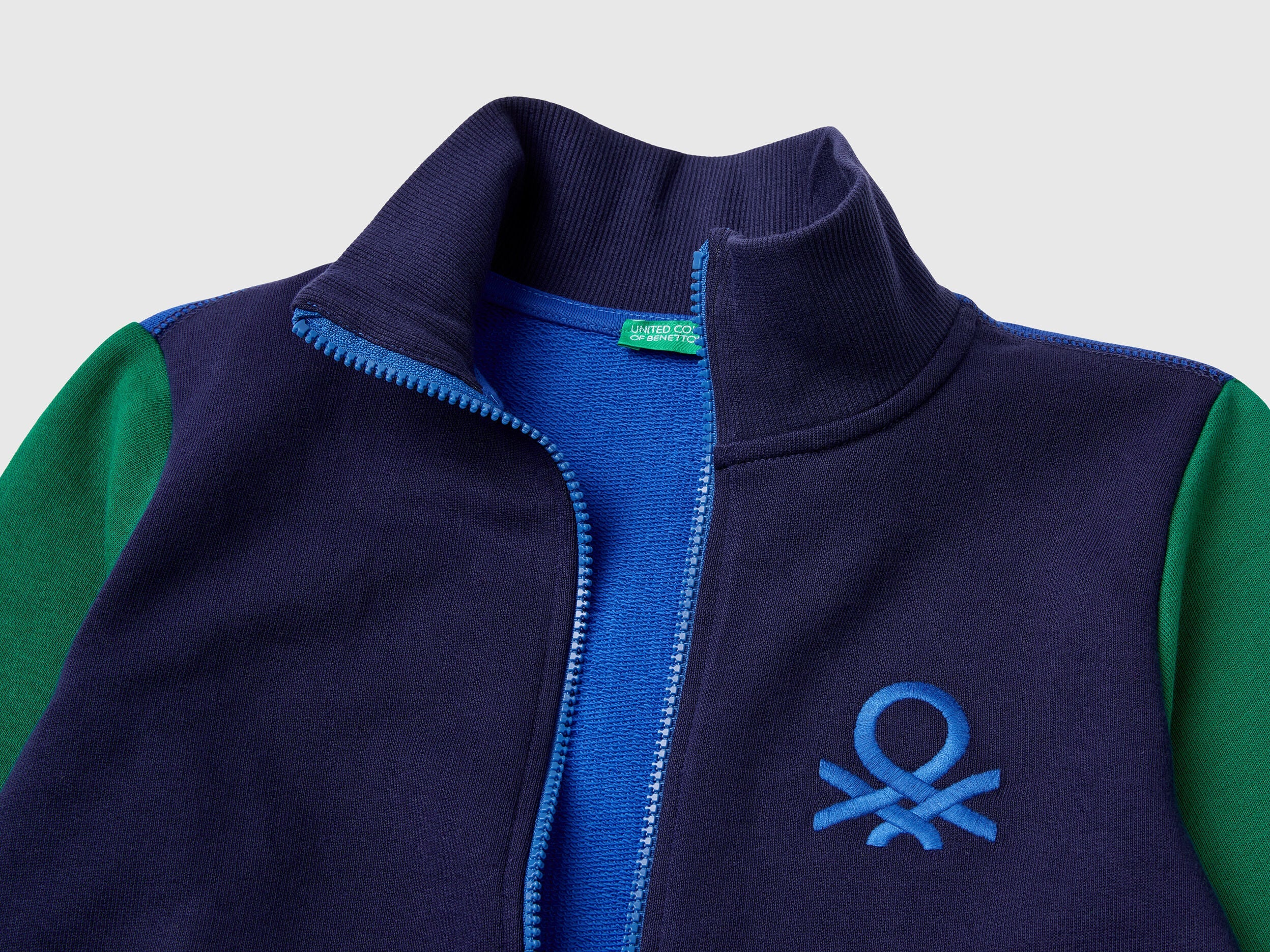 Pure Cotton Sweatshirt With Zipper