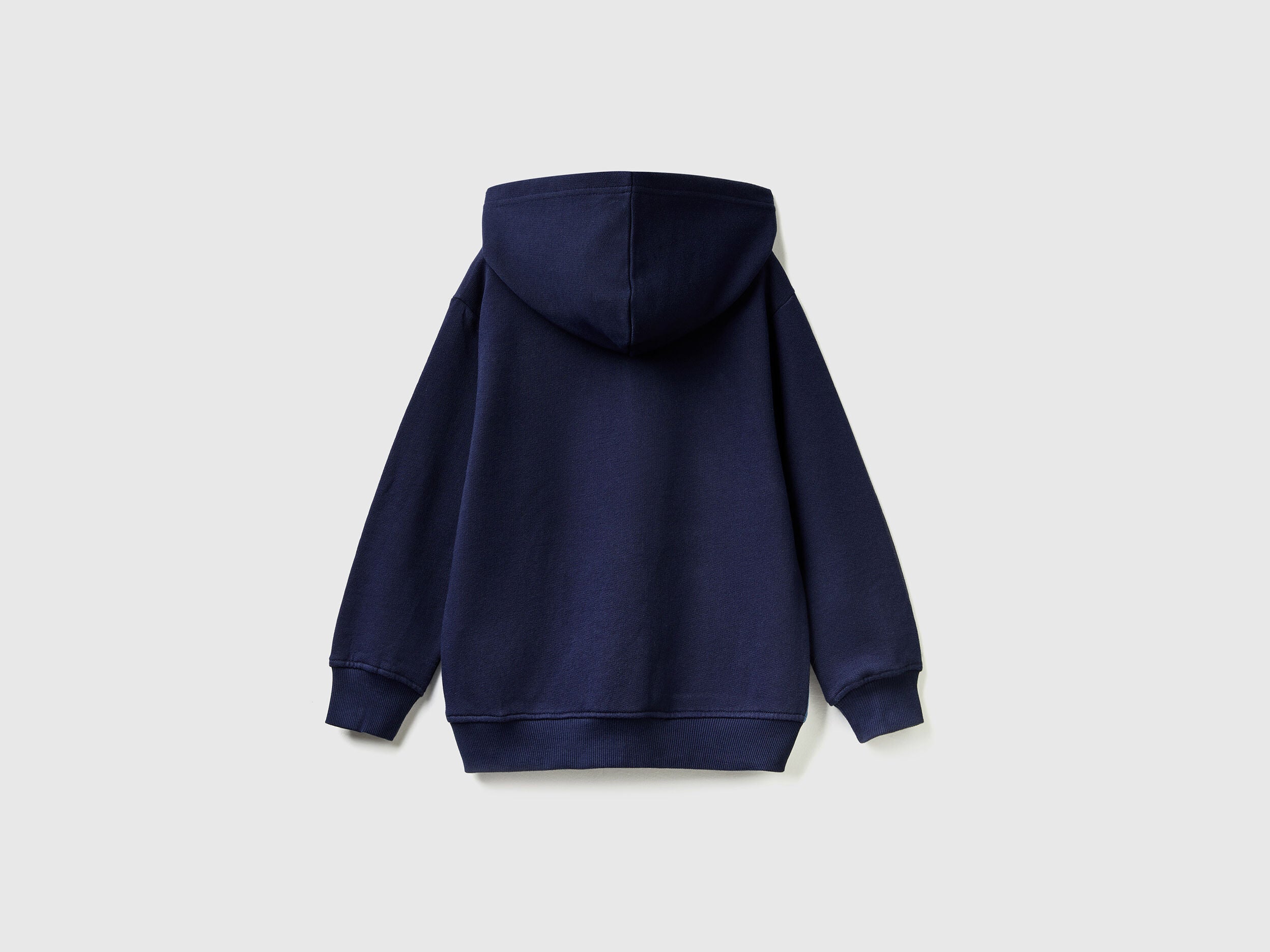 Hoodie With Zip And Embroidered Logo