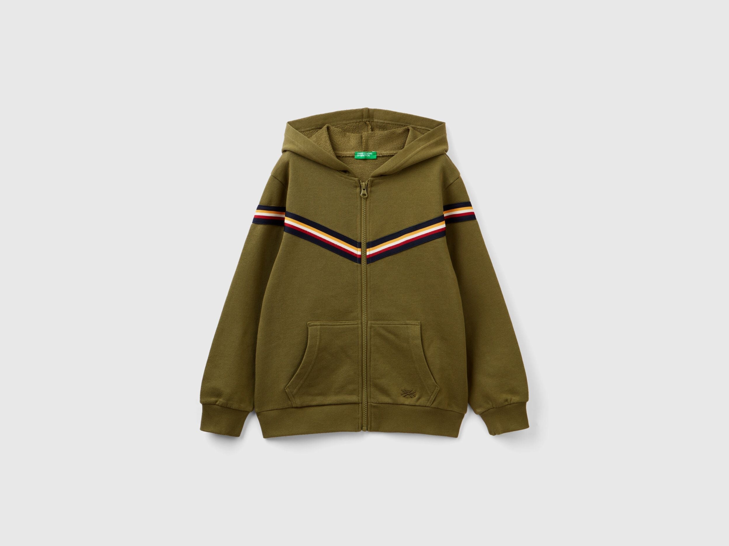Sweatshirt With Striped Details