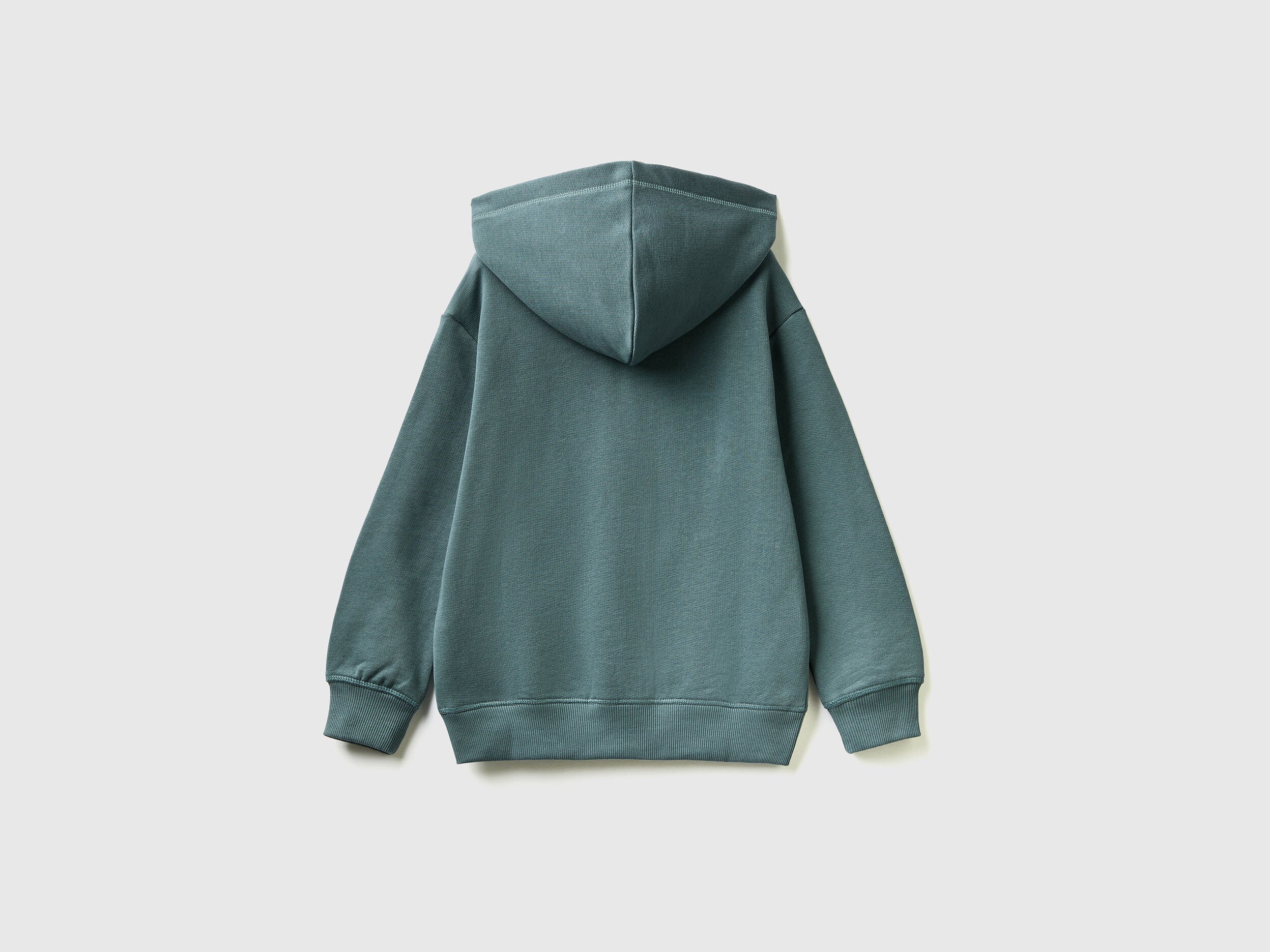 Zip-Up Sweatshirt With "Be" Print