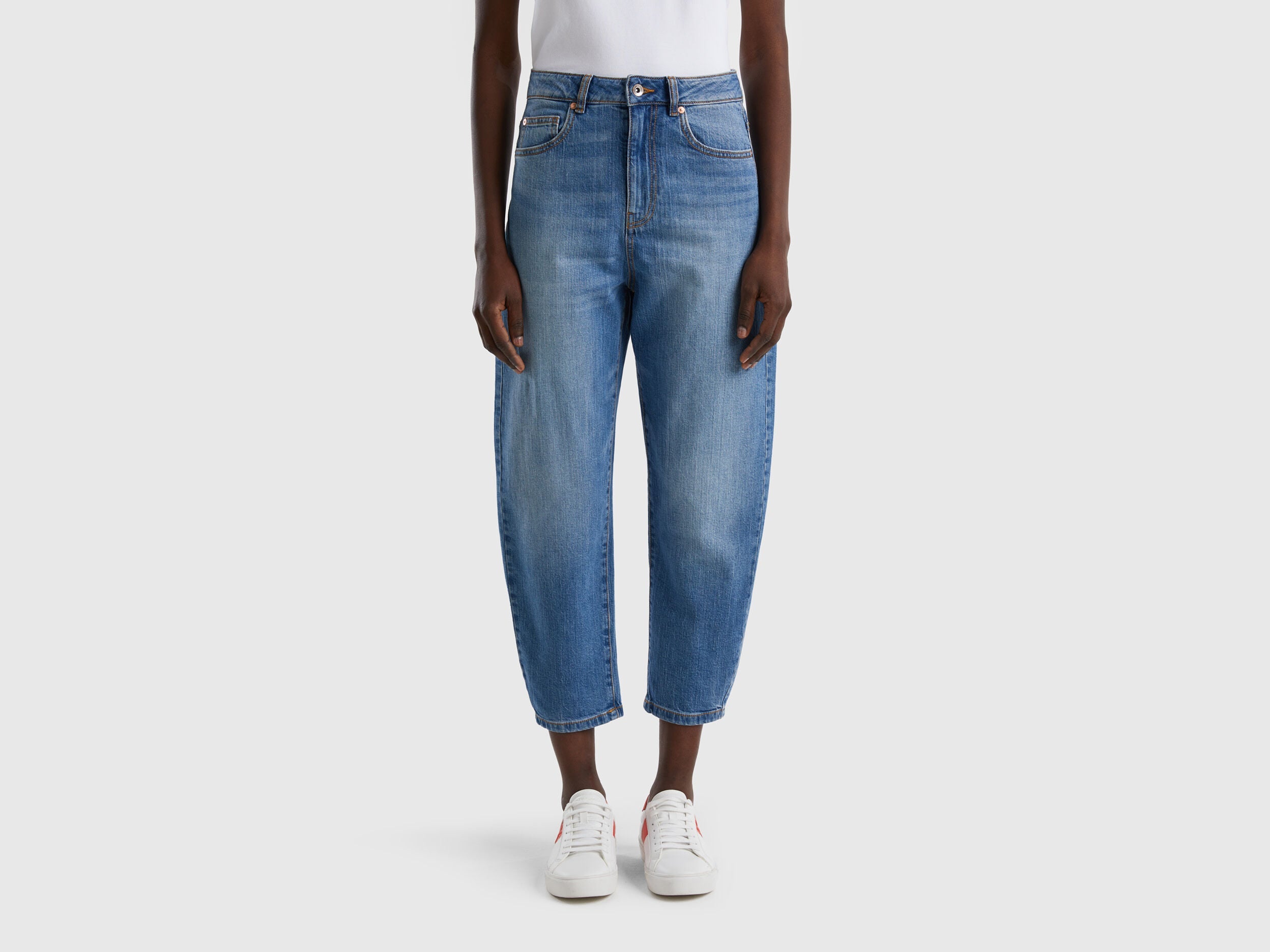 100% Cotton Balloon Fit Jeans