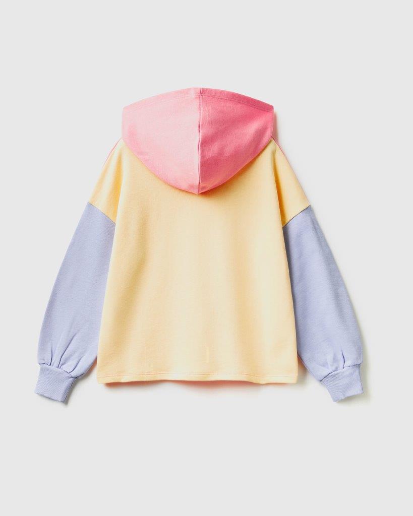 100% Cotton Oversized Hoodie Tracksuit With Logo_03