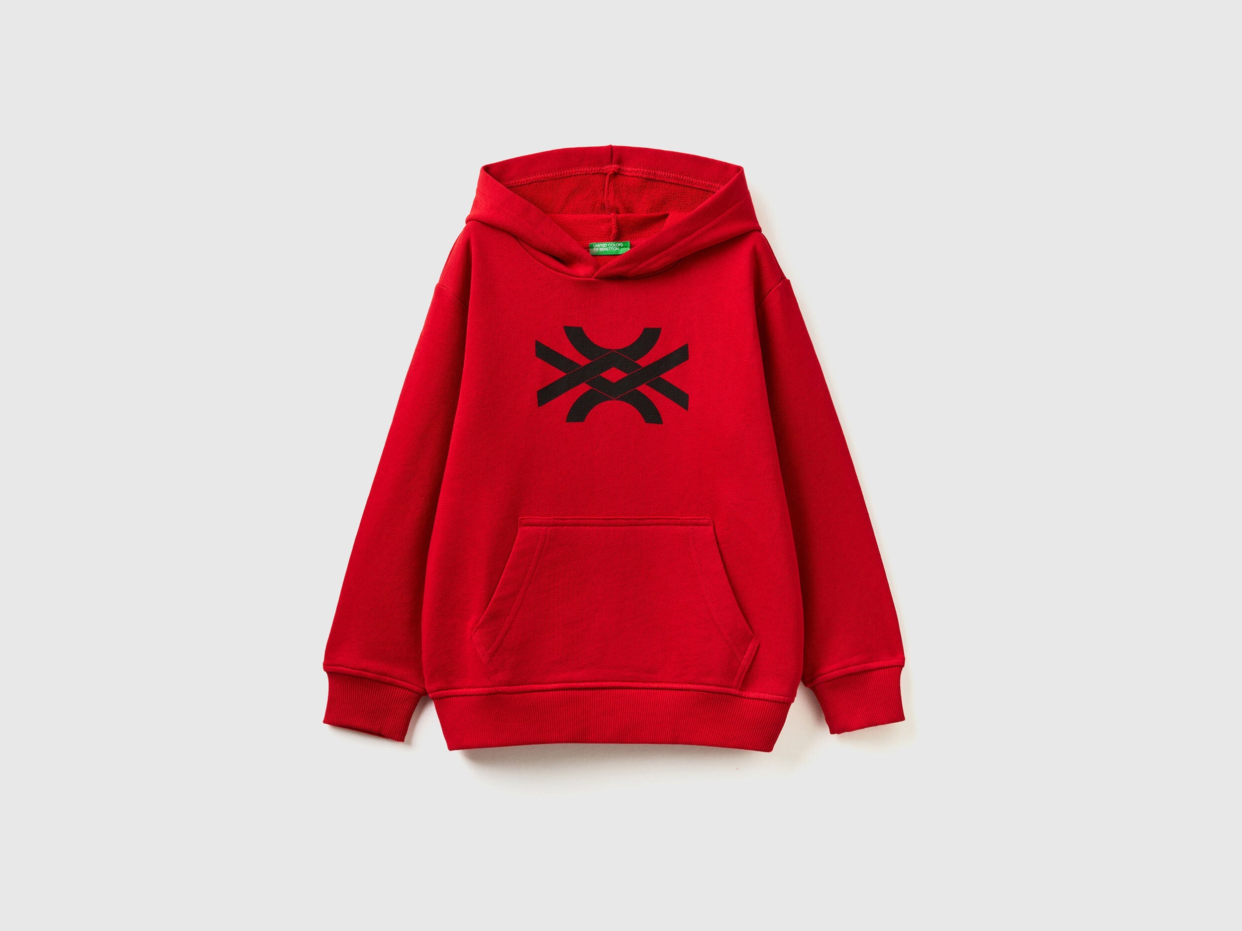 100% Cotton Hoodie Tracksuit With Logo_02
