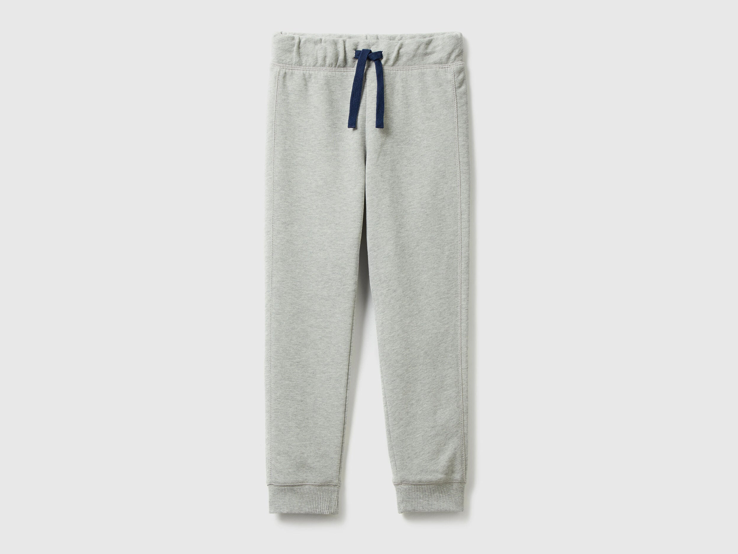 100% Cotton Zip-Up Sweatshirt Tracksuit With "Be" Embroidery_04