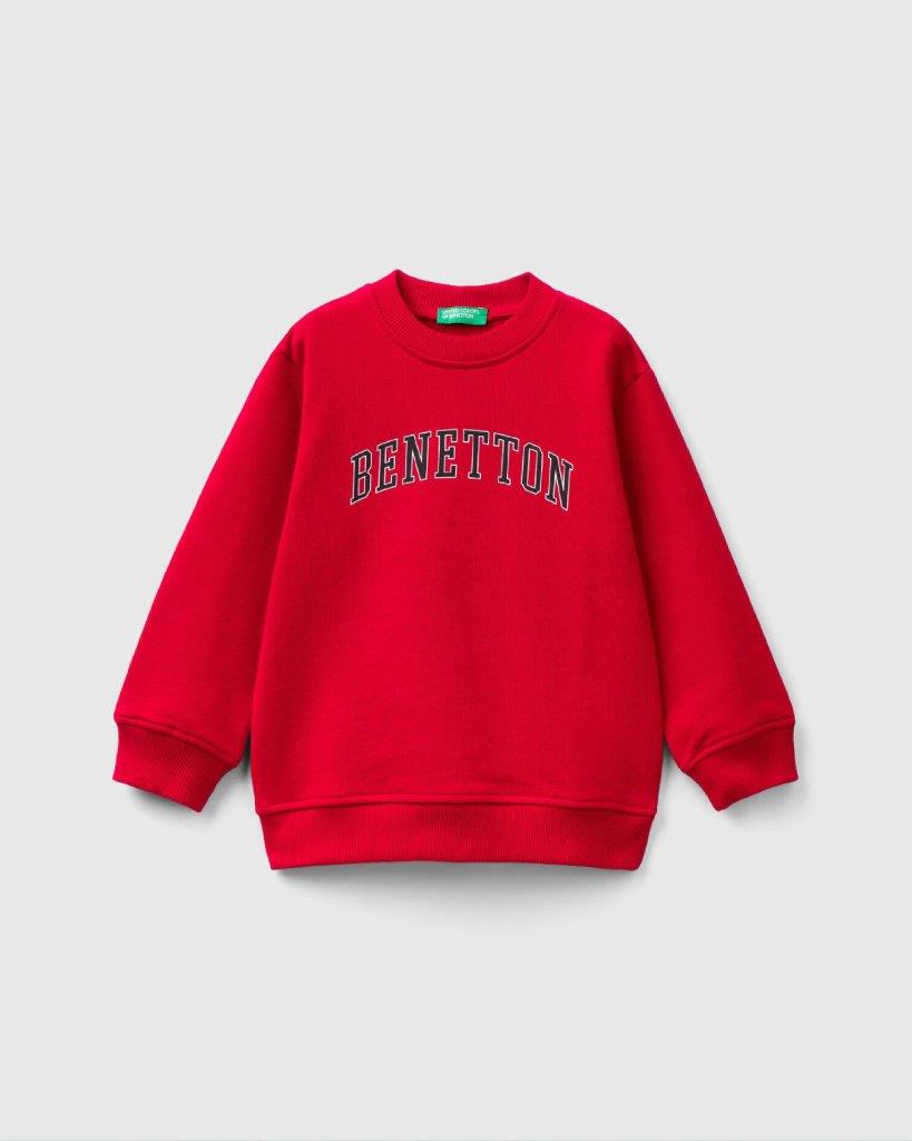 100% Cotton Sweatshirt Tracksuit With Logo _02