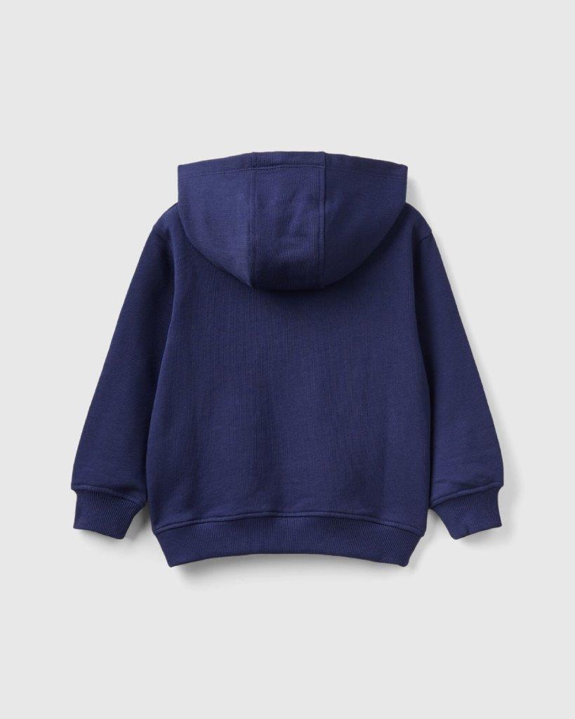 100% Cotton Hoodie Tracksuit With Logo_03