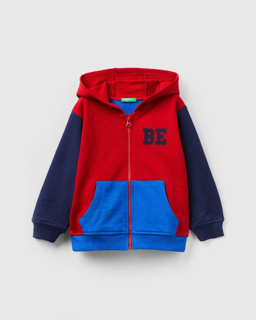 100% Cotton Hoodie Tracksuit With Logo_02